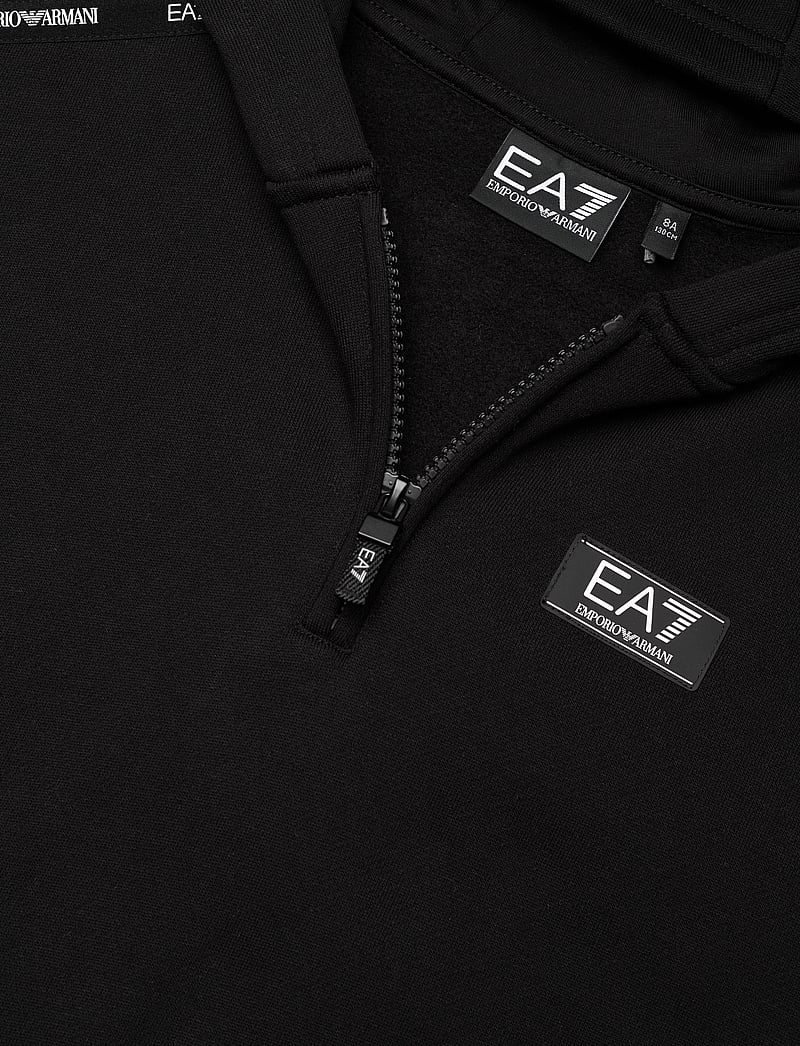 EA7 - SWEATSHIRT - kapuutsiga dressipluusid - black - 2