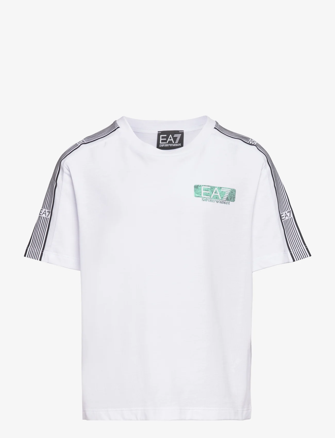 EA7 - T-SHIRTS - marškinėliai trumpomis rankovėmis - 1100-white - 0