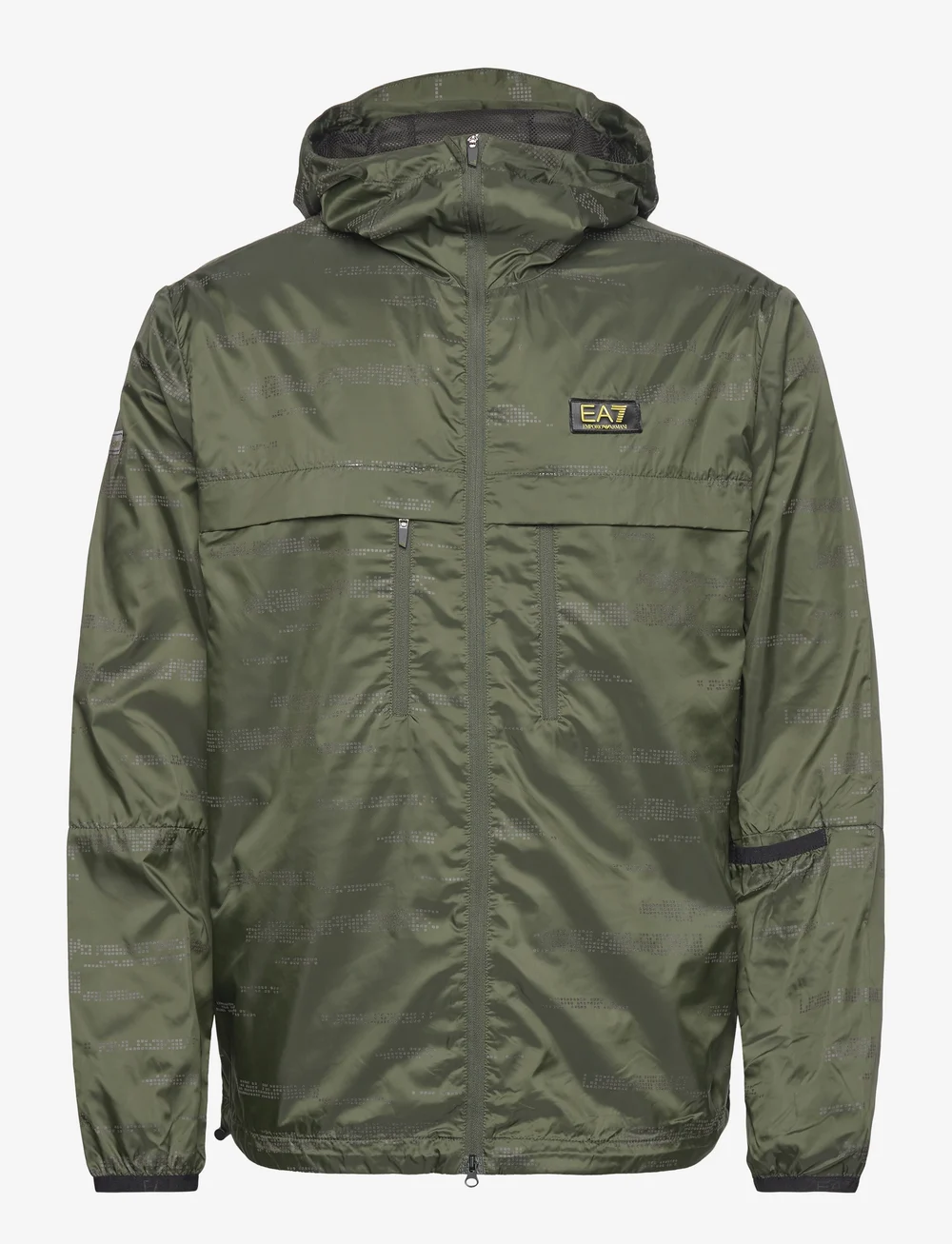 Green ea7 jacket deals