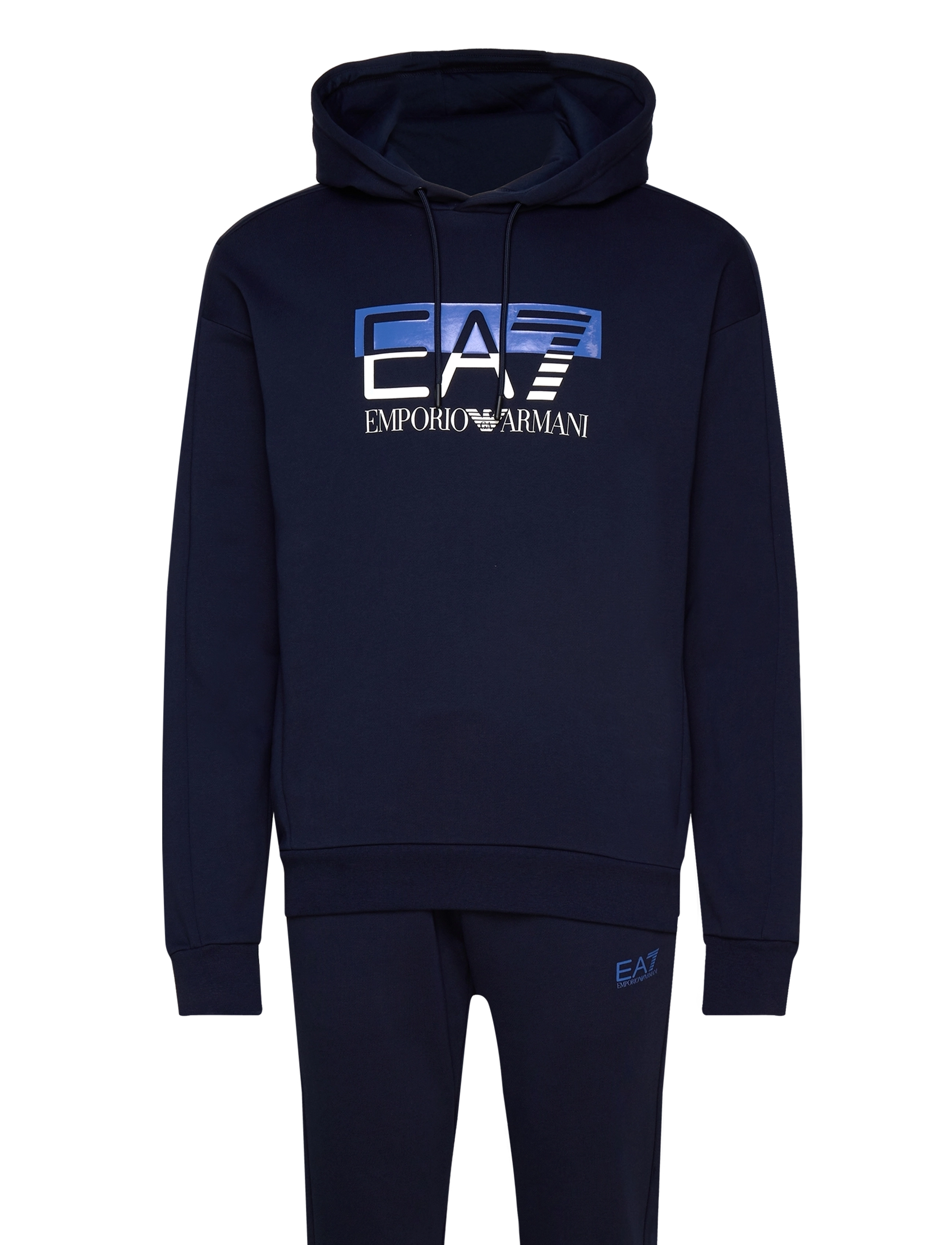 SWEATSHIRTS & HOODIES - 1554-NAVY BLUE