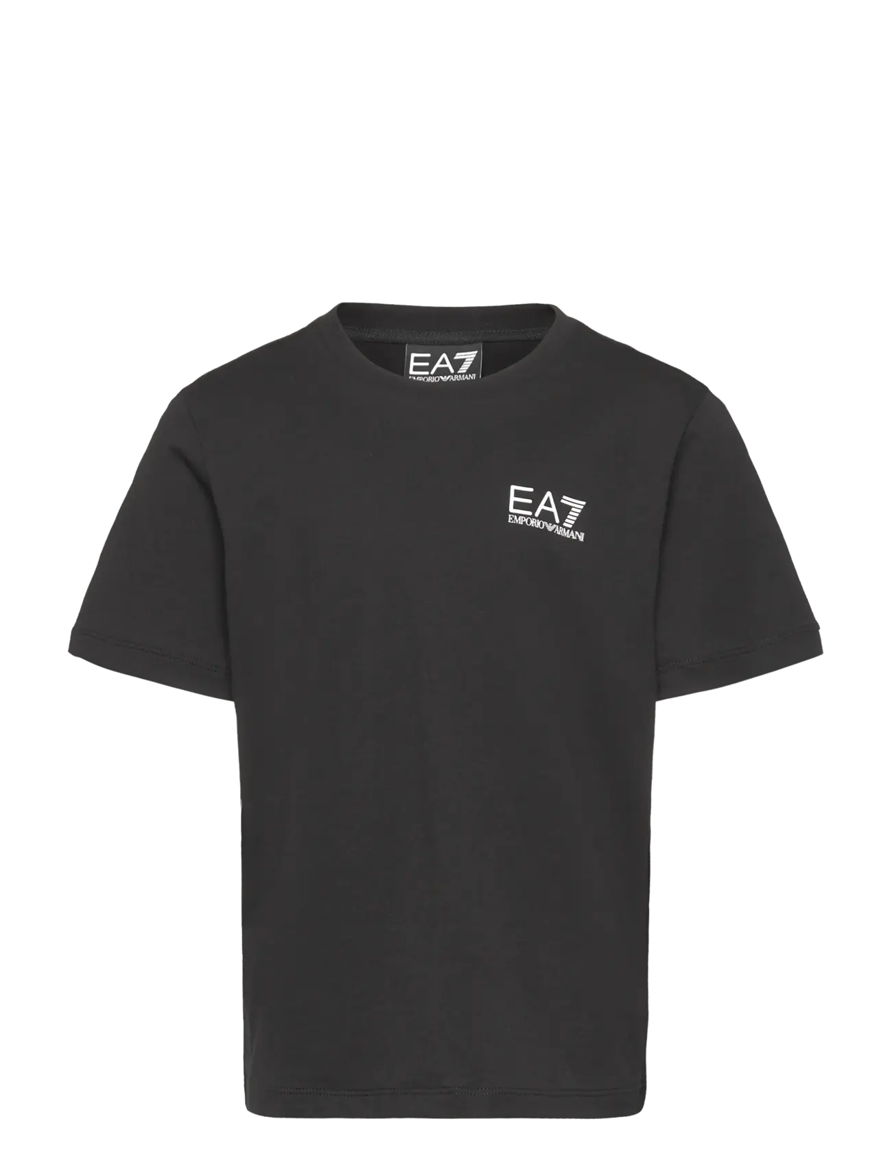 EA7 T-Shirt, Børn, Logo T-Shirt, Sort, Str: 104