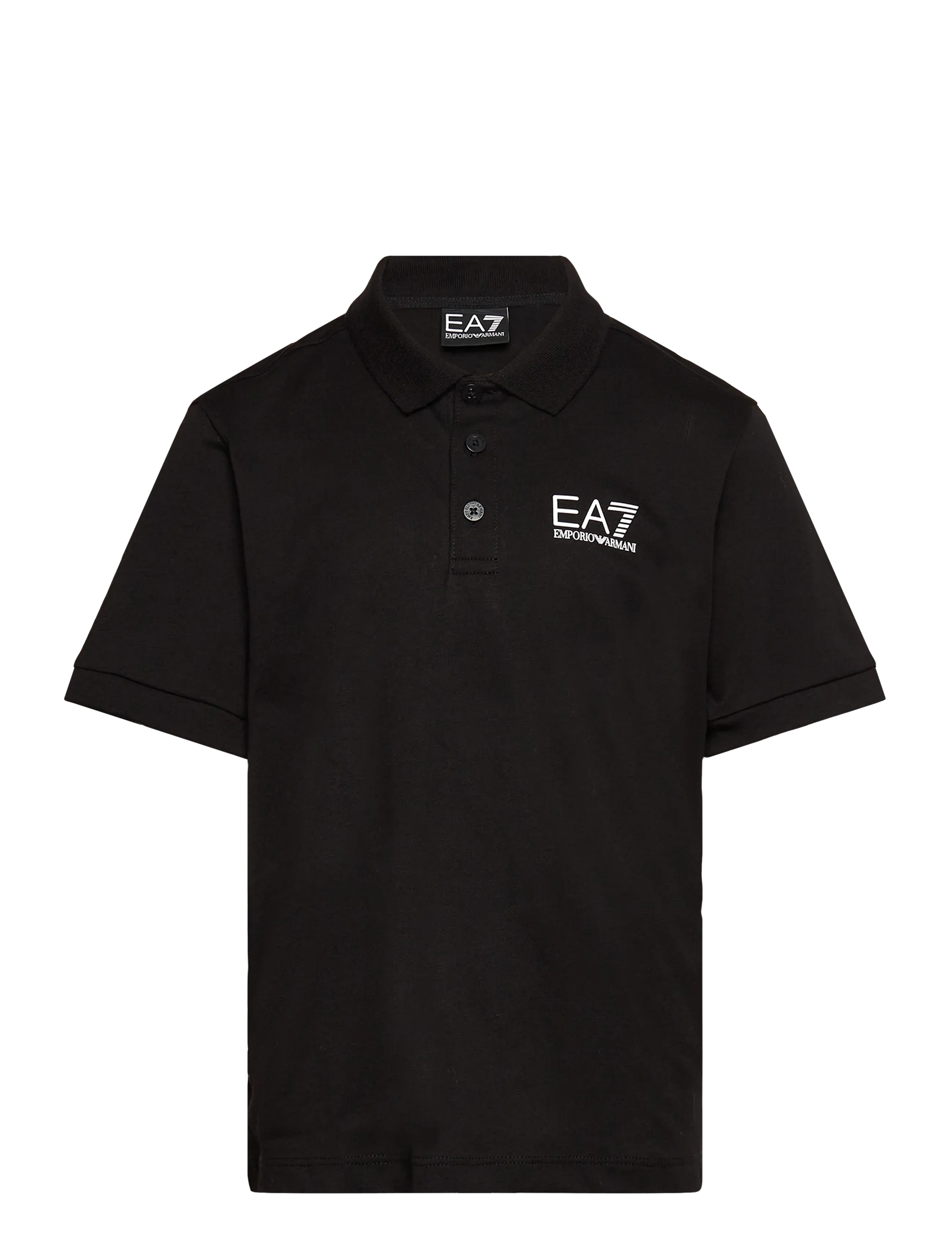 EA7 POLO SHIRT - Tøj - BLACK / black