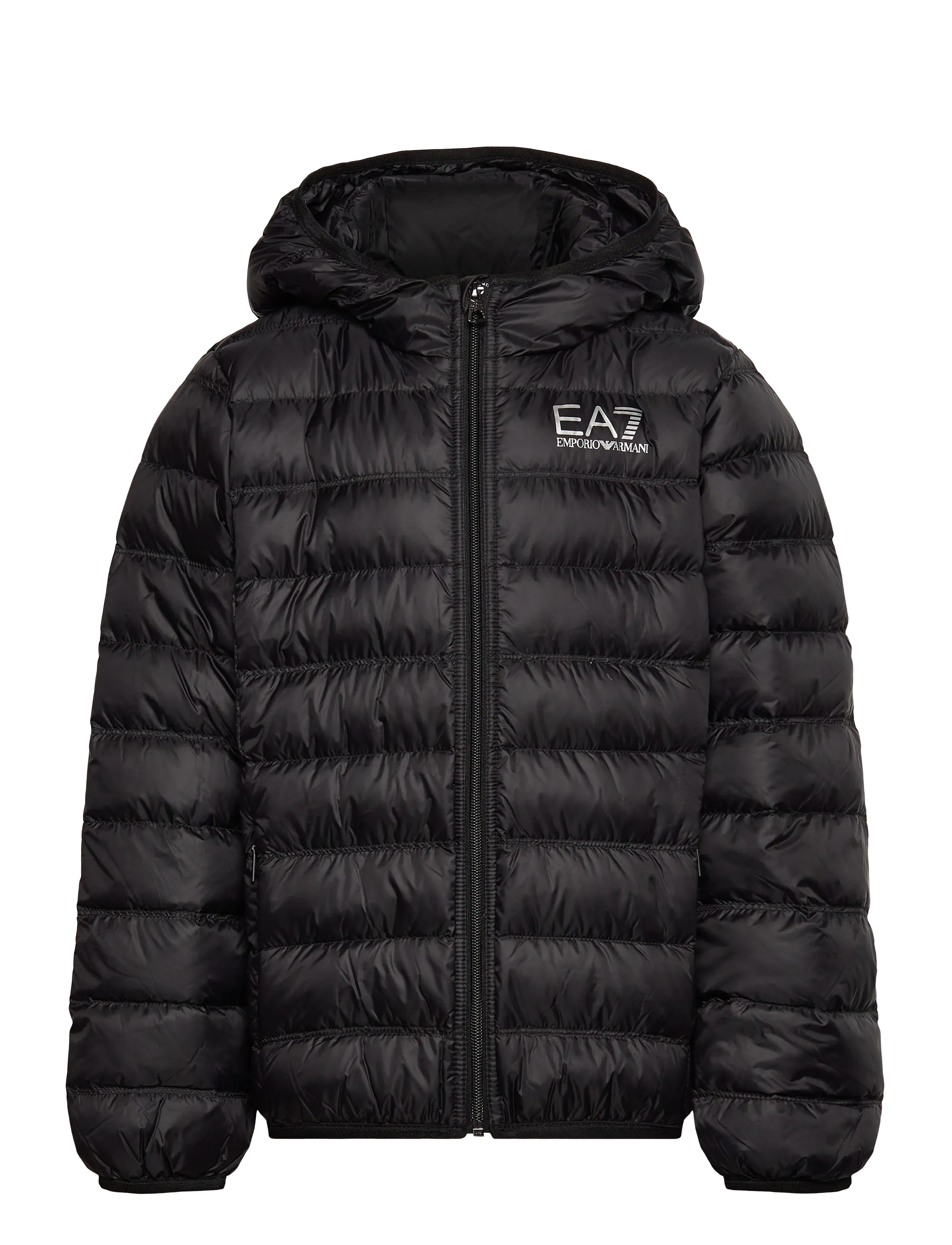 EA7 DOWN JACKET - Vintertøj - BLACK / black