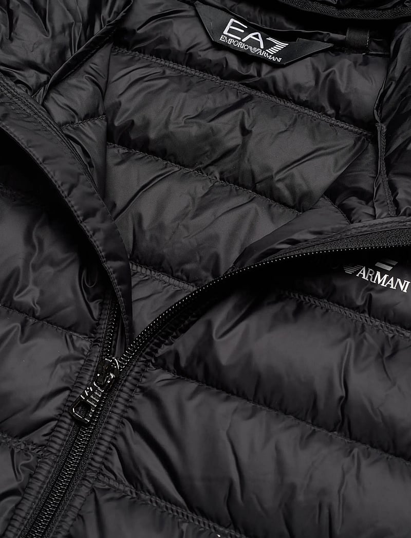 EA7 - DOWN JACKET - jakas ar siltu oderi - black - 2