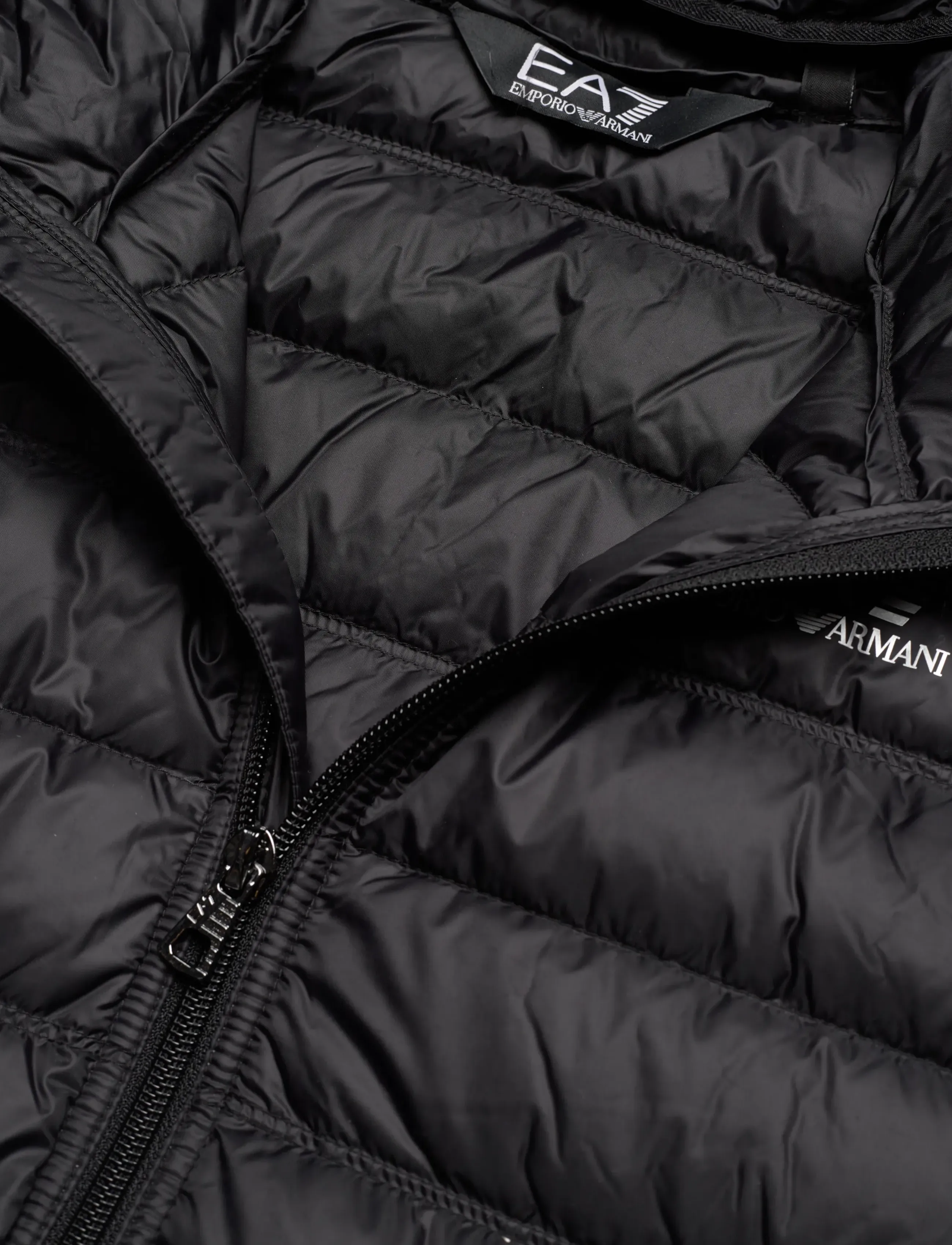 EA7 - DOWN JACKET - jacken & mäntel - black - 2
