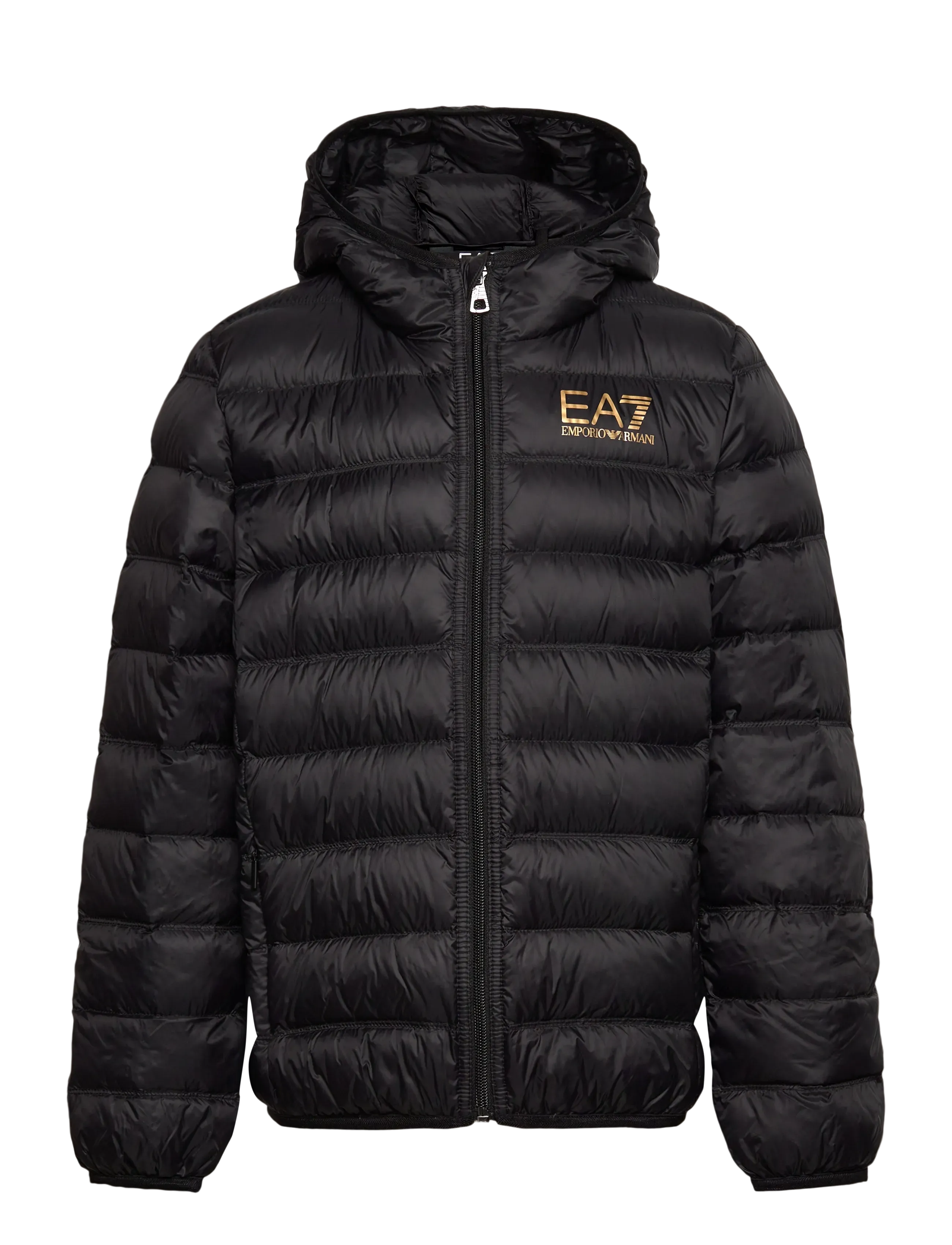 EA7 DOWN JACKET - Vis alt - BLACK / GOLD / black