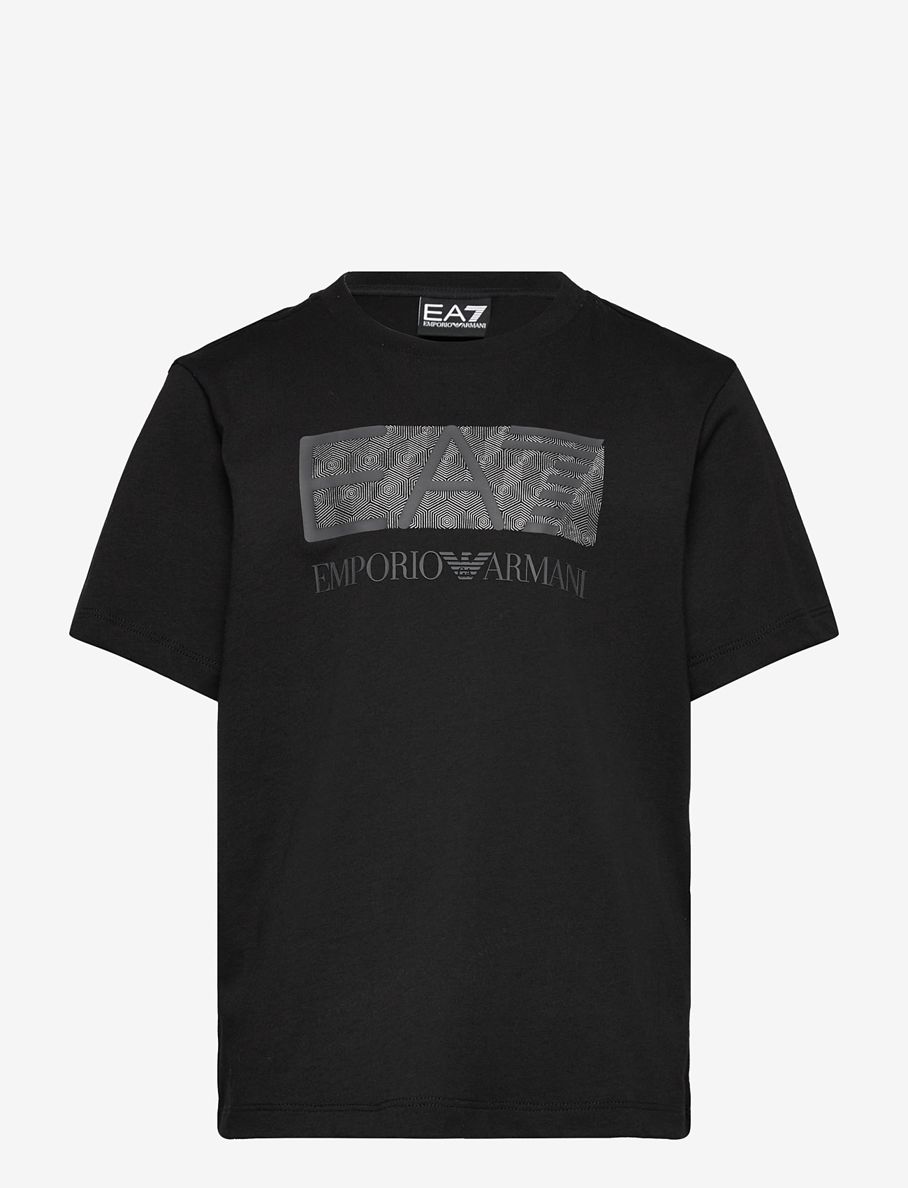 EA7 - T-SHIRT - kortärmade t-shirts - black - 0