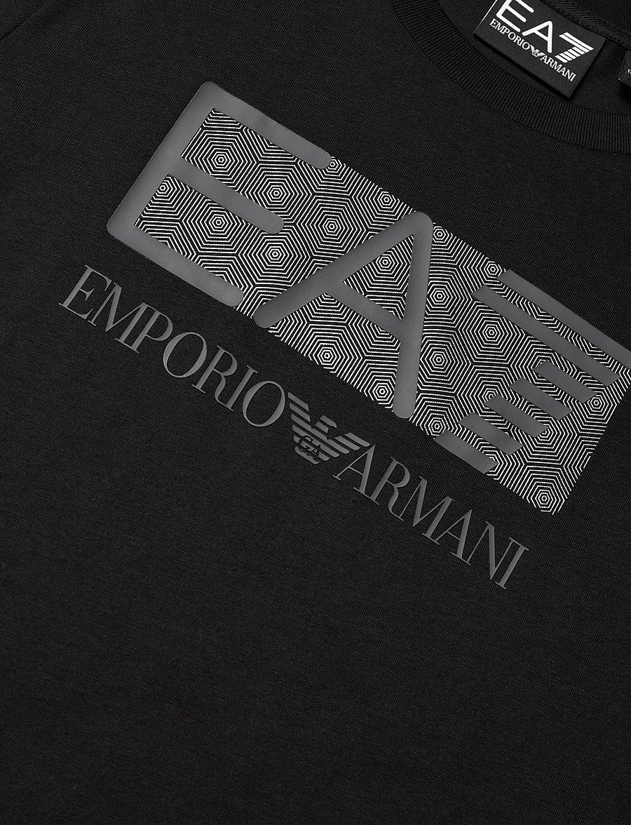 EA7 - T-SHIRT - kurzärmelig - black - 2