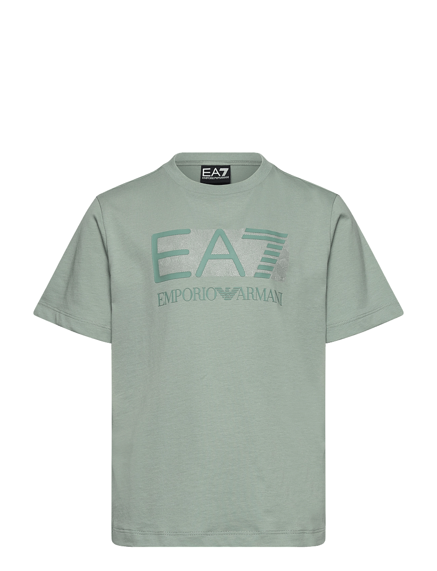 EA7 - T-SHIRT - kurzärmelig - green milieu - 0