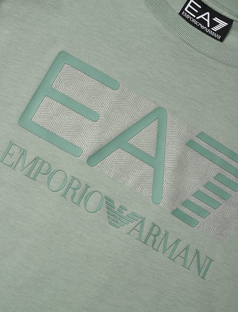 EA7 - T-SHIRT - lühikeste varrukatega t-särgid - green milieu - 2