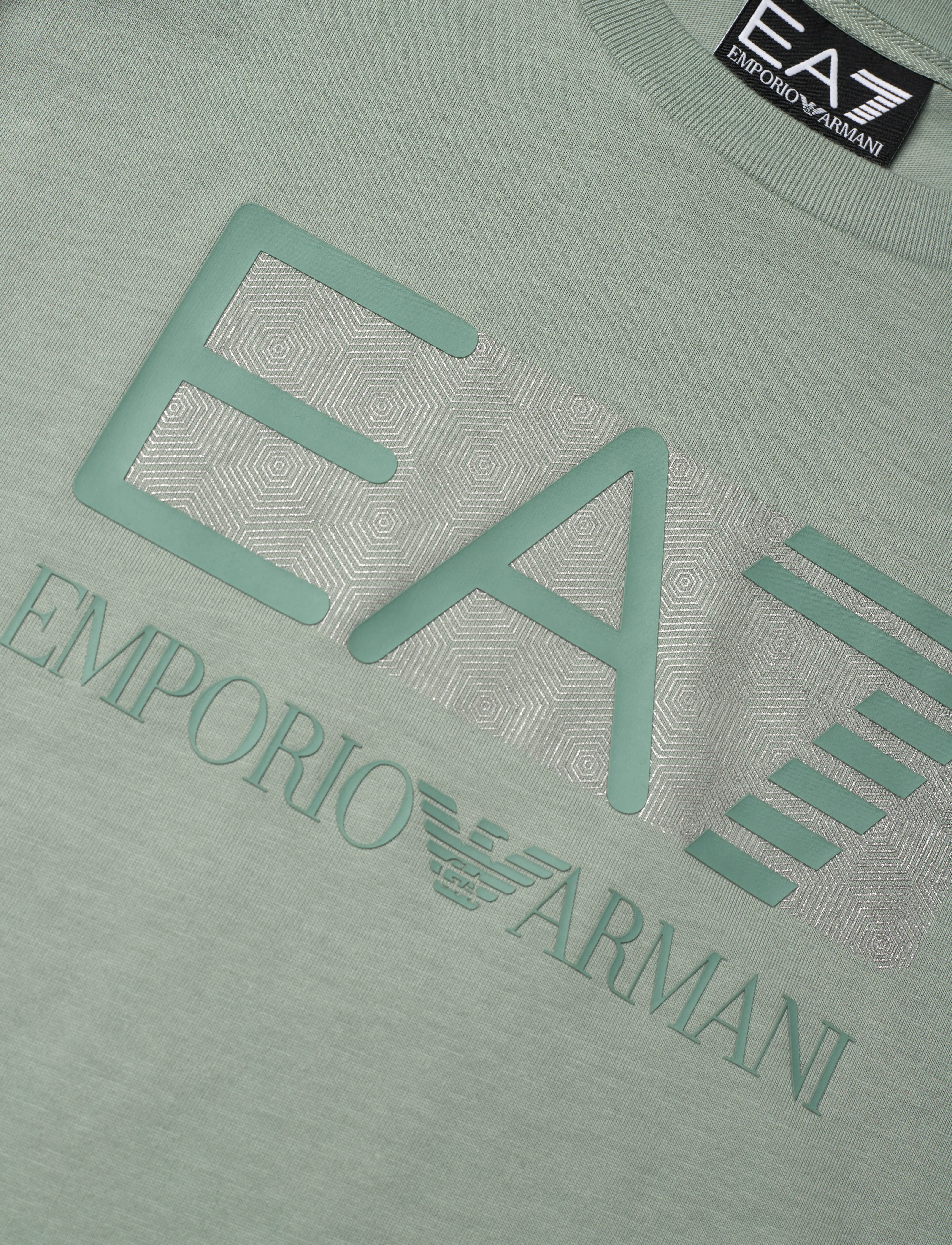 EA7 - T-SHIRT - kortärmade t-shirts - green milieu - 2