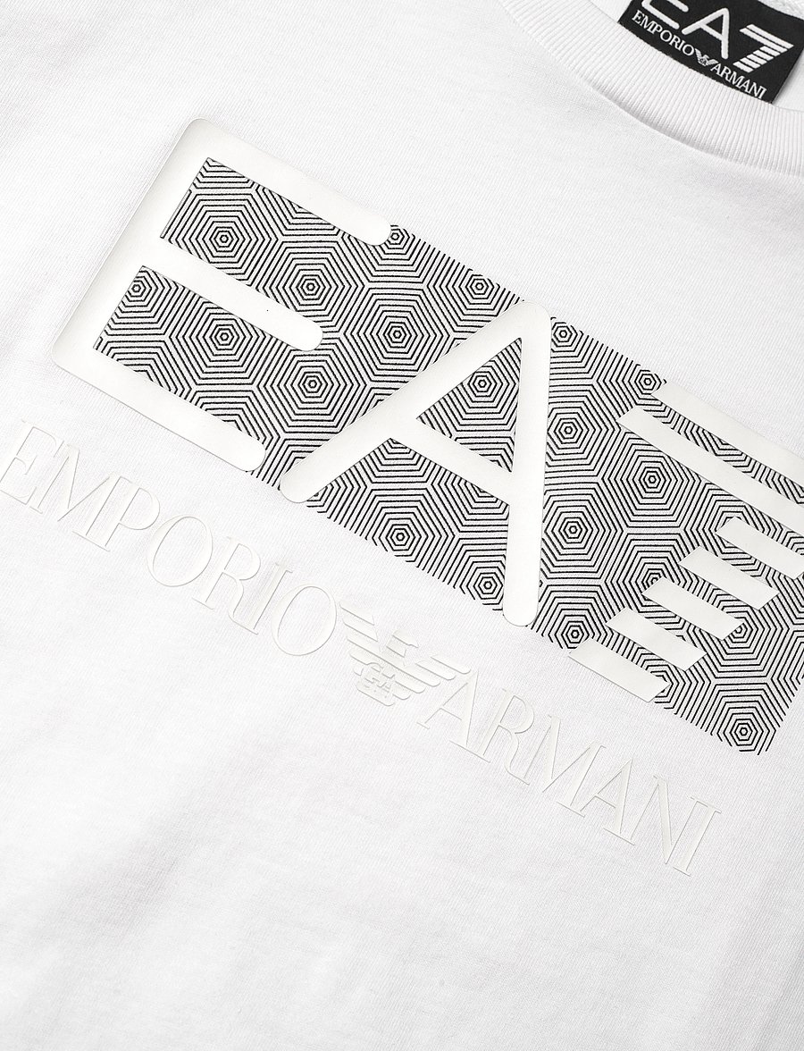 EA7 - T-SHIRT - kurzärmelig - white - 2
