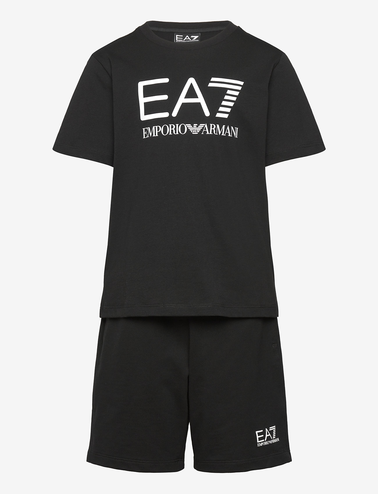 EA7 - TRACKSUIT - set med kortärmad t-shirt - black - 0
