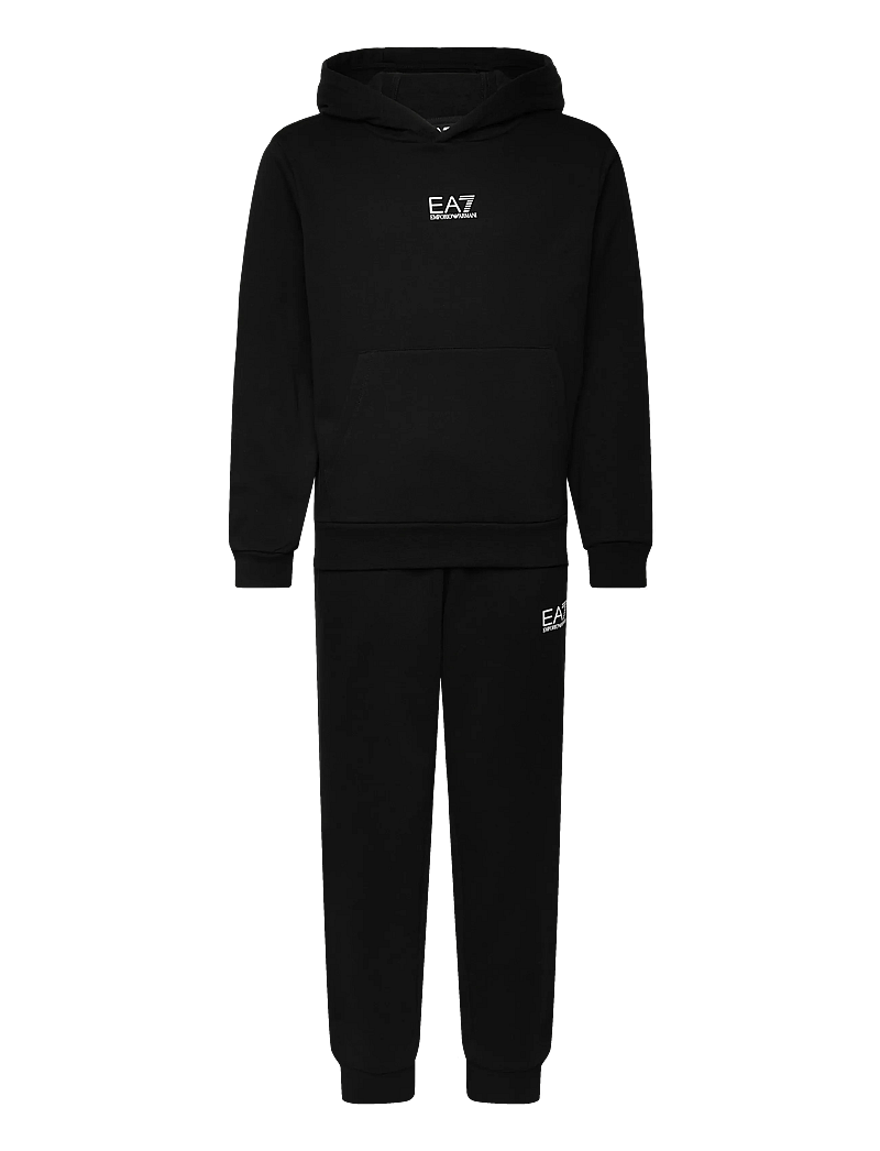 EA7 - TRACKSUIT - trainingsanzug - black - 0