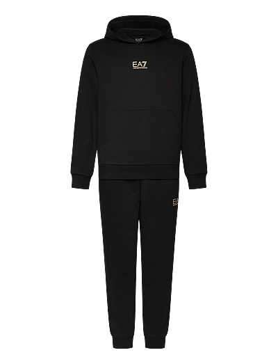 EA7 TRACKSUIT - Joggingsæt - BLACK/GOLD / black