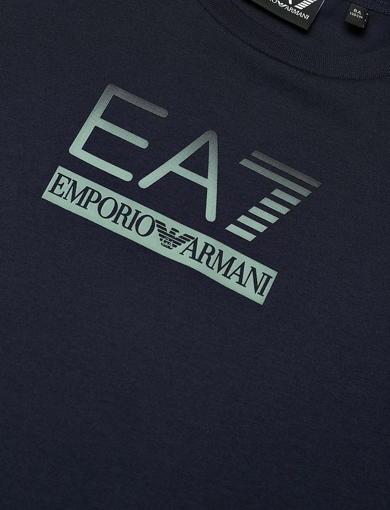 EA7 - T-SHIRT - t-krekli ar īsām piedurknēm - sky captain - 2