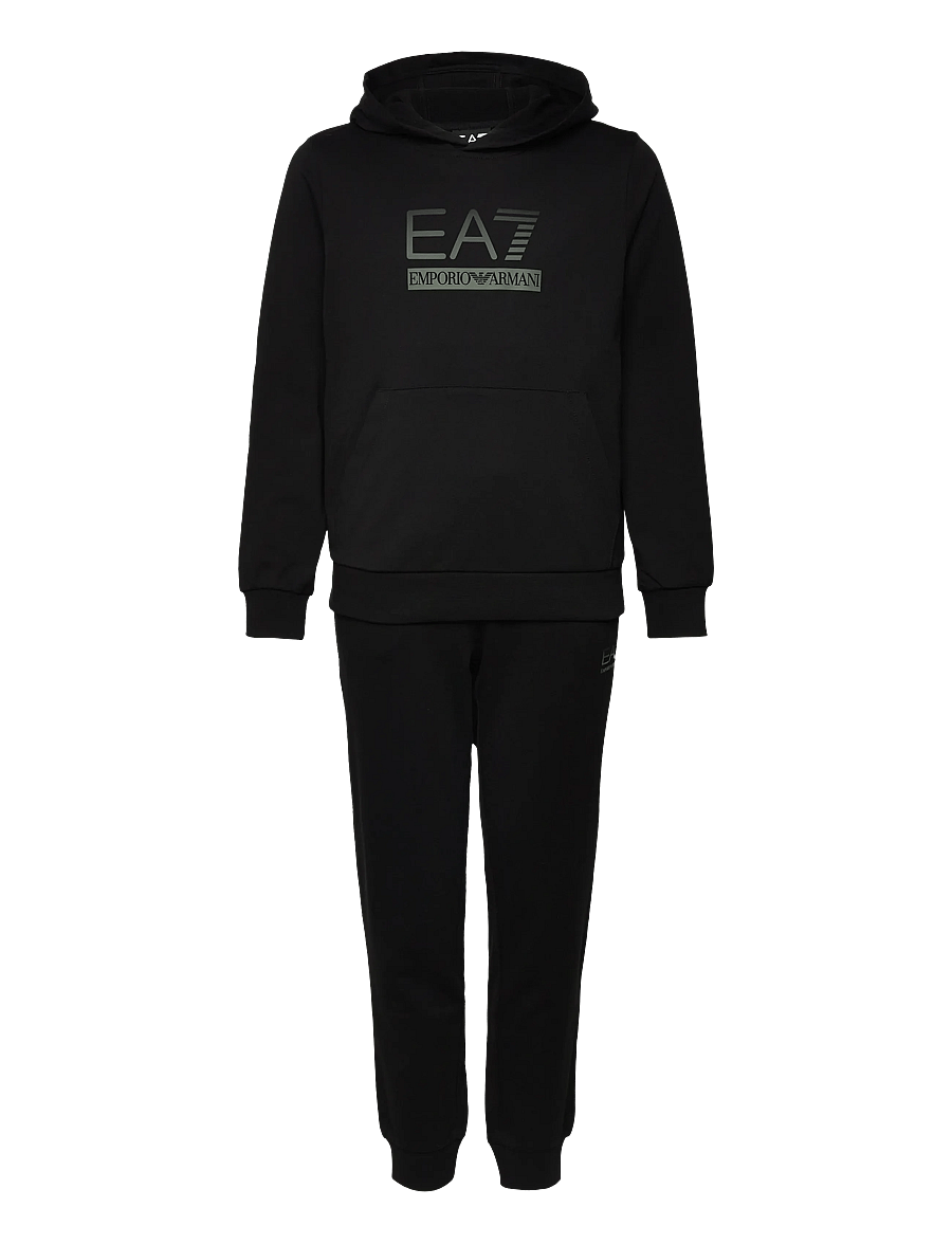 EA7 - TRACKSUIT - trainingsanzug - black - 0