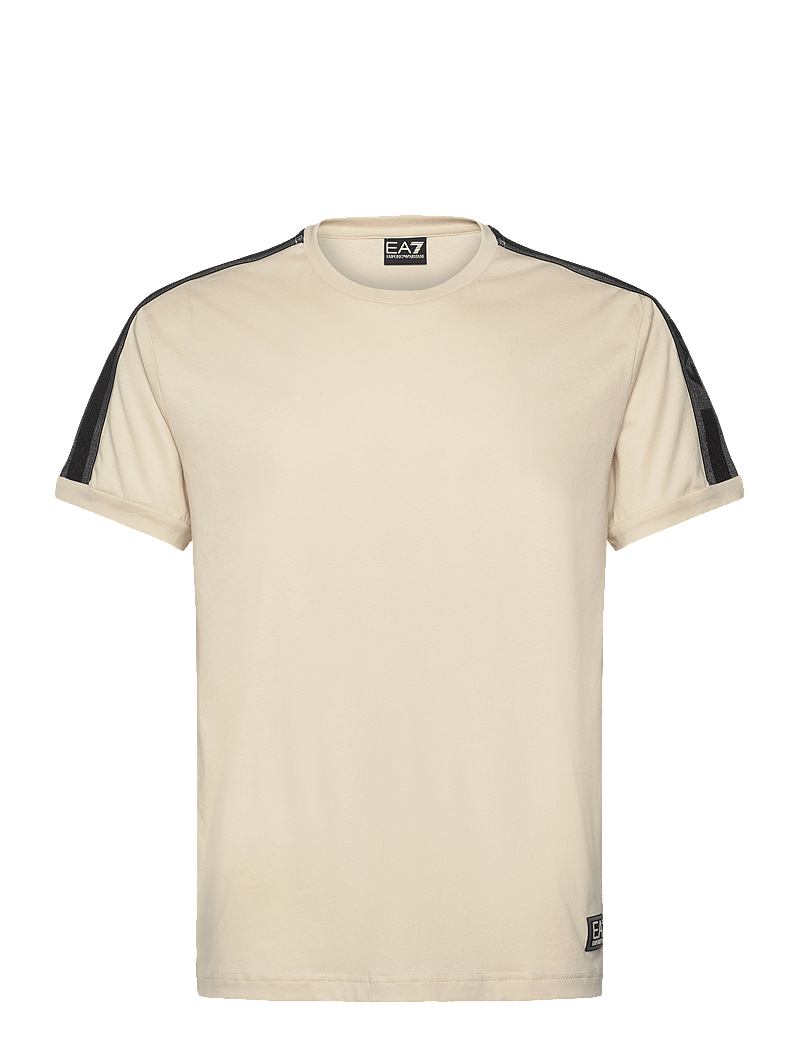 EA7 - T-SHIRT - lühikeste varrukatega t-särgid - almond milk - 0