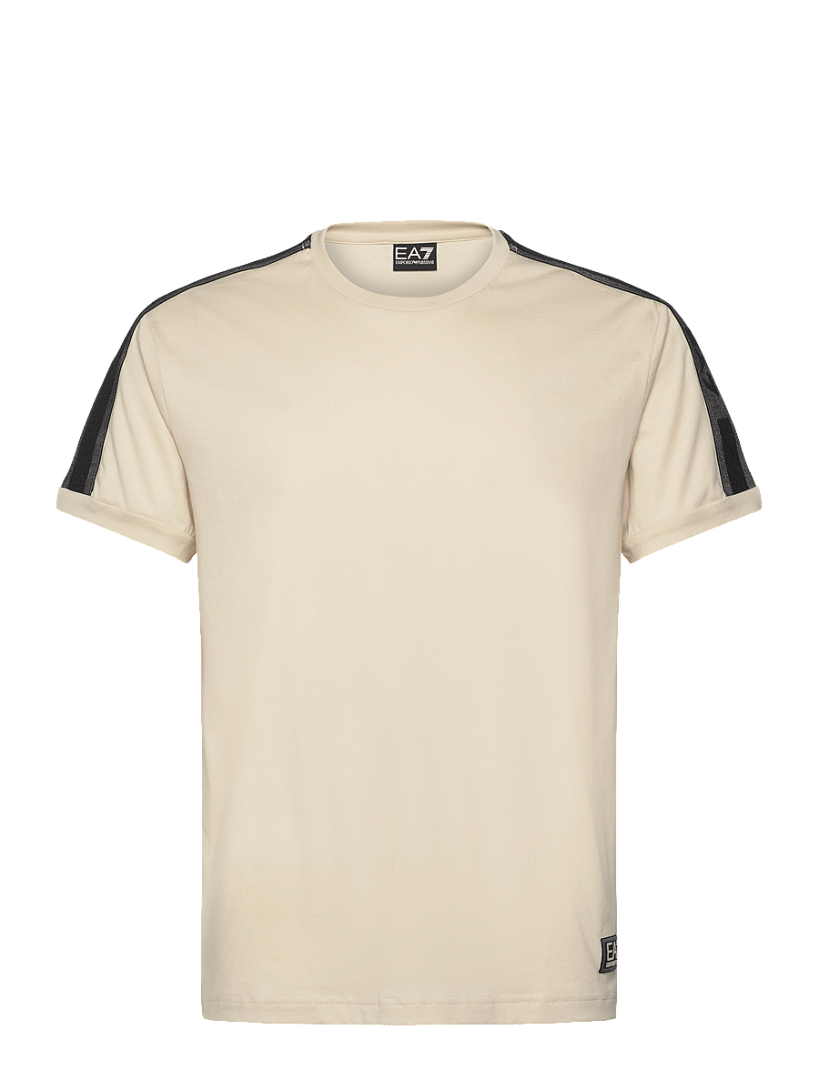 EA7 - T-SHIRT - short-sleeved t-shirts - almond milk - 0
