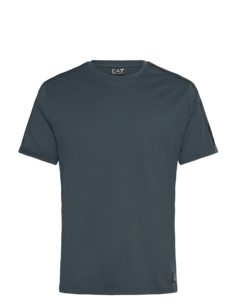 EA7 - T-SHIRT - short-sleeved t-shirts - dark slate - 0