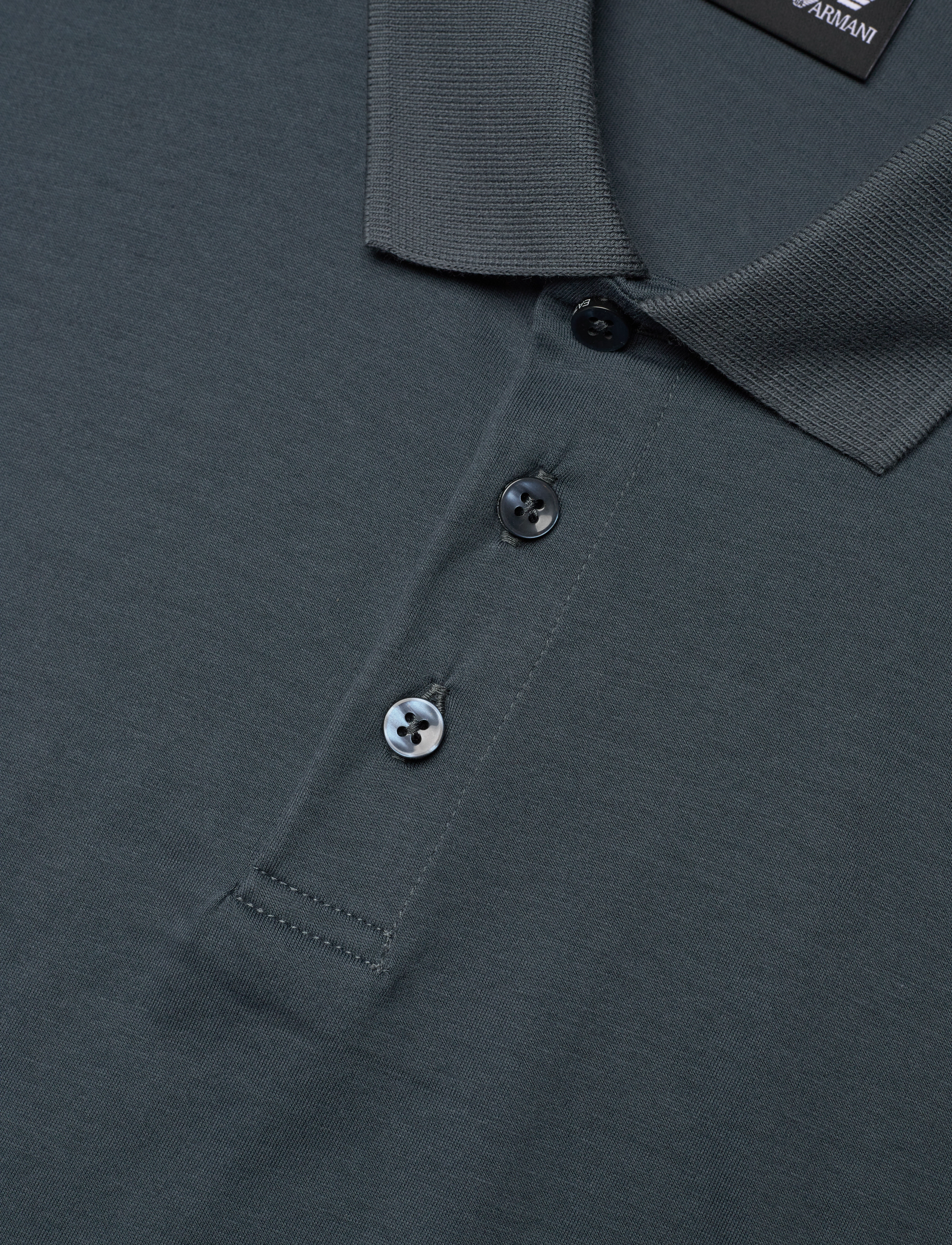EA7 - POLO SHIRT - kurzärmelig - dark slate - 4
