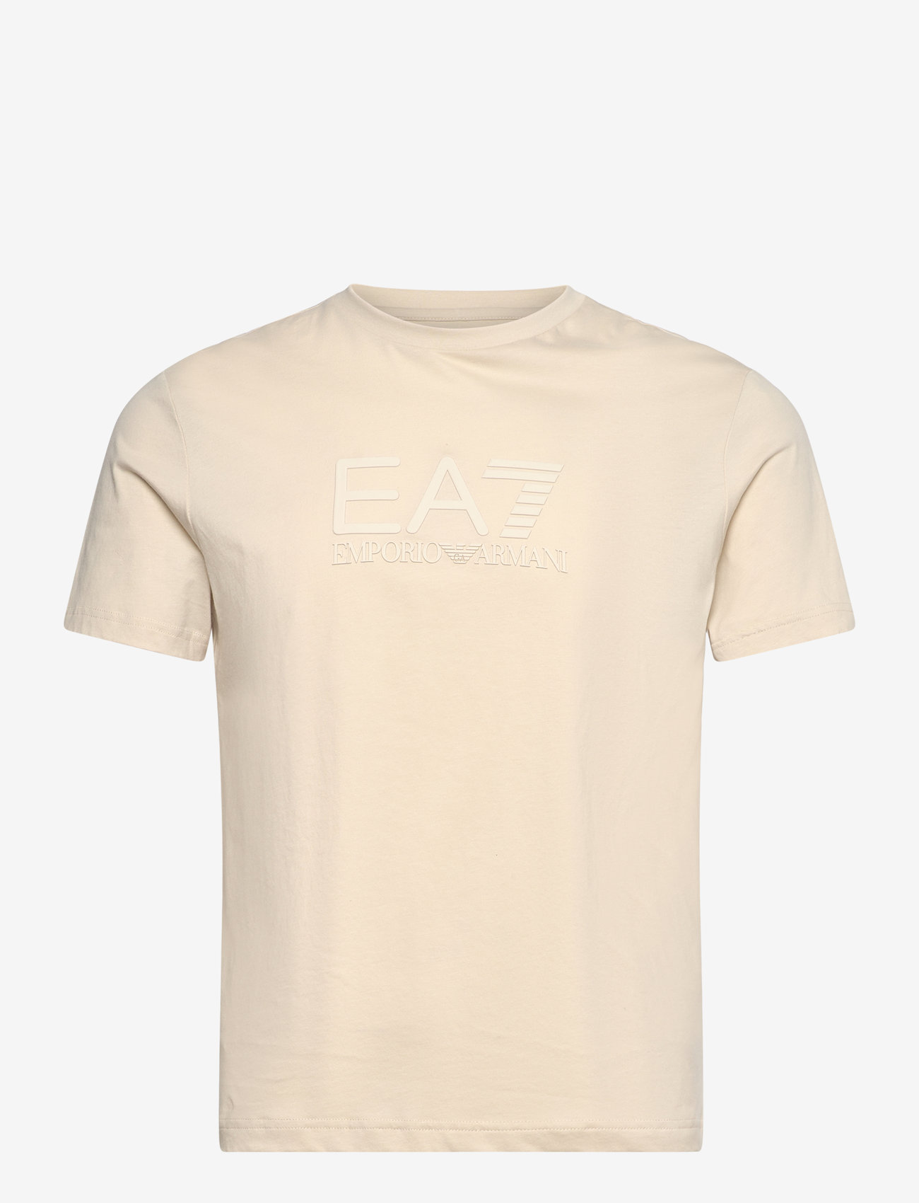EA7 - T-SHIRT - lühikeste varrukatega t-särgid - almond milk - 0