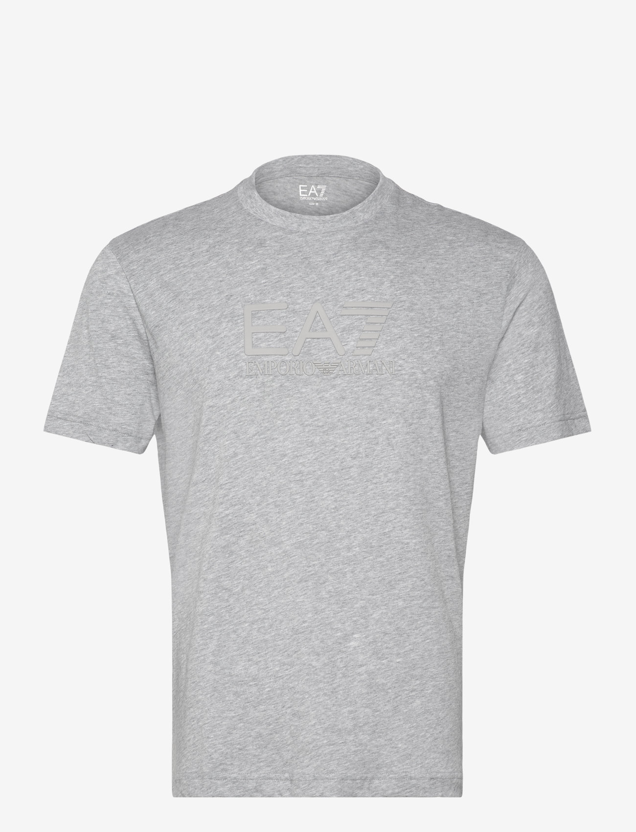 EA7 - T-SHIRT - kortärmade t-shirts - light grey melange - 0