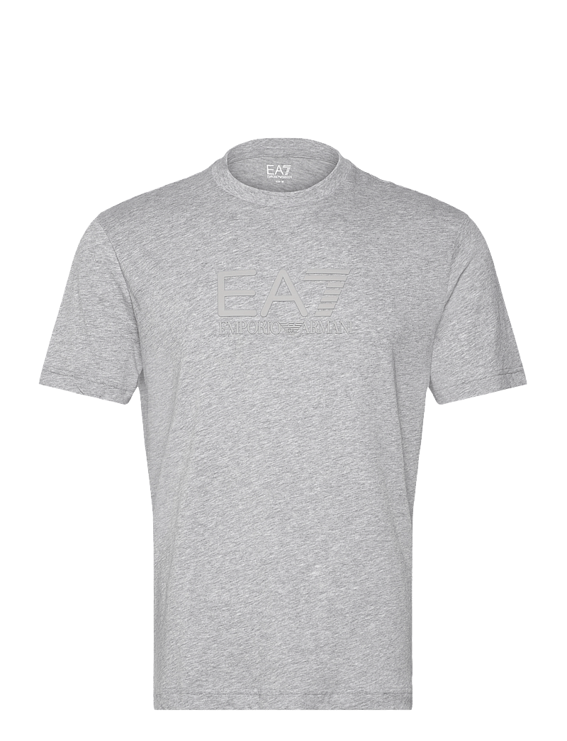 EA7 - T-SHIRT - kortärmade t-shirts - light grey melange - 0