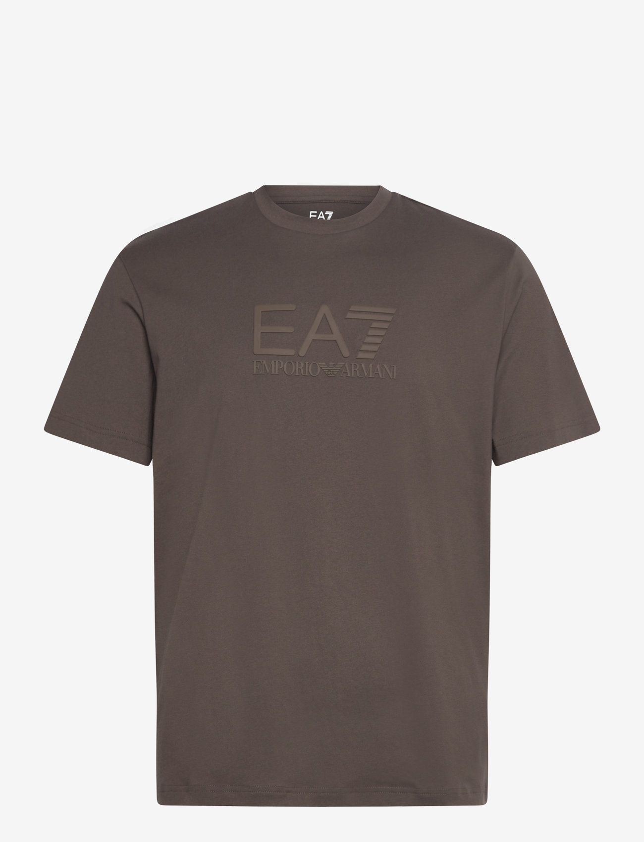 EA7 - T-SHIRT - höstkläder - turkish coffee - 0