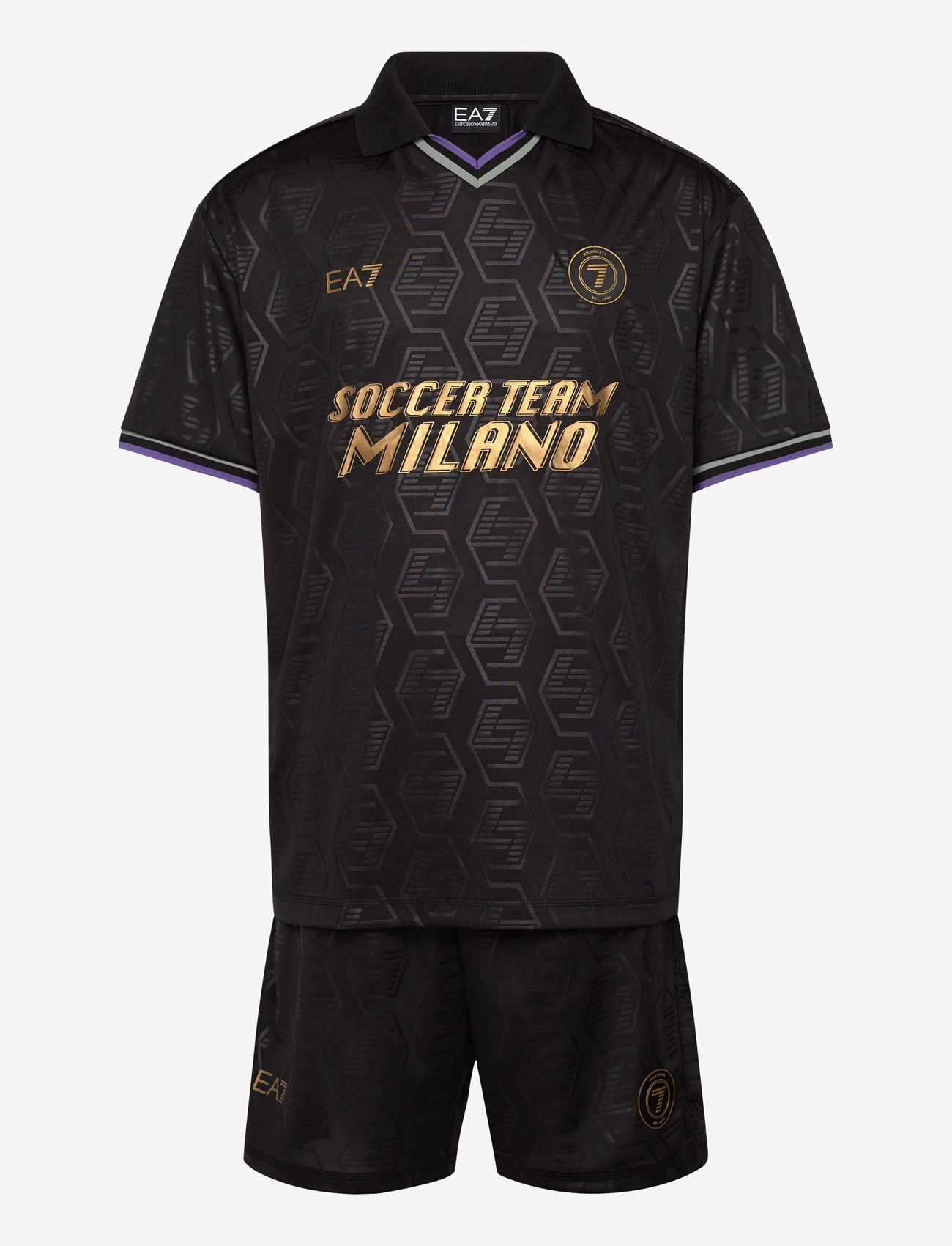 EA7 - SET - sweatshorts - black - 0