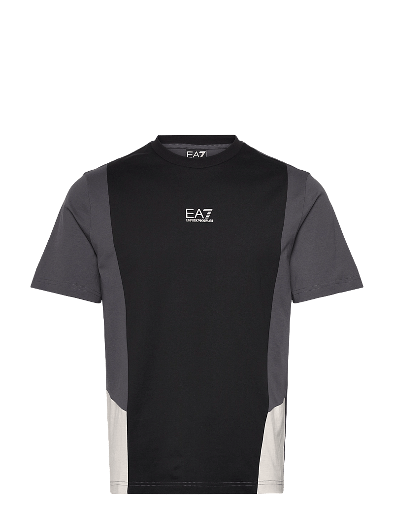 EA7 - T-SHIRT - short-sleeved t-shirts - black - 0