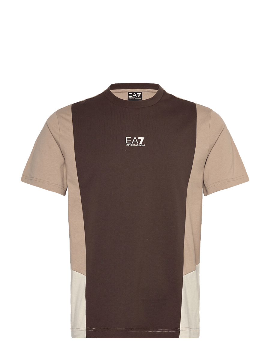 EA7 - T-SHIRT - kurzärmelig - chocolate brown - 0