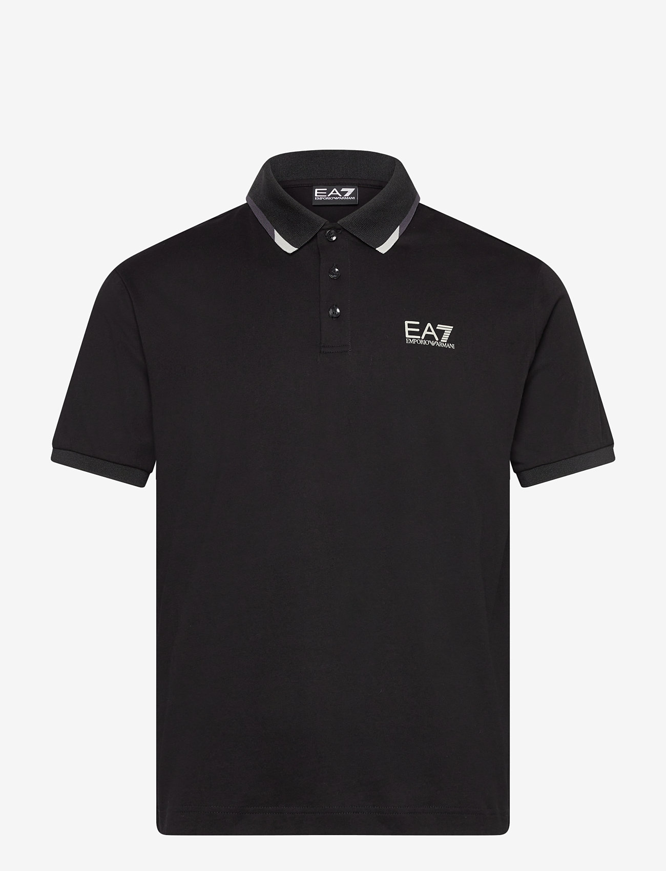 EA7 - POLO SHIRT - kortærmede poloer - black - 0