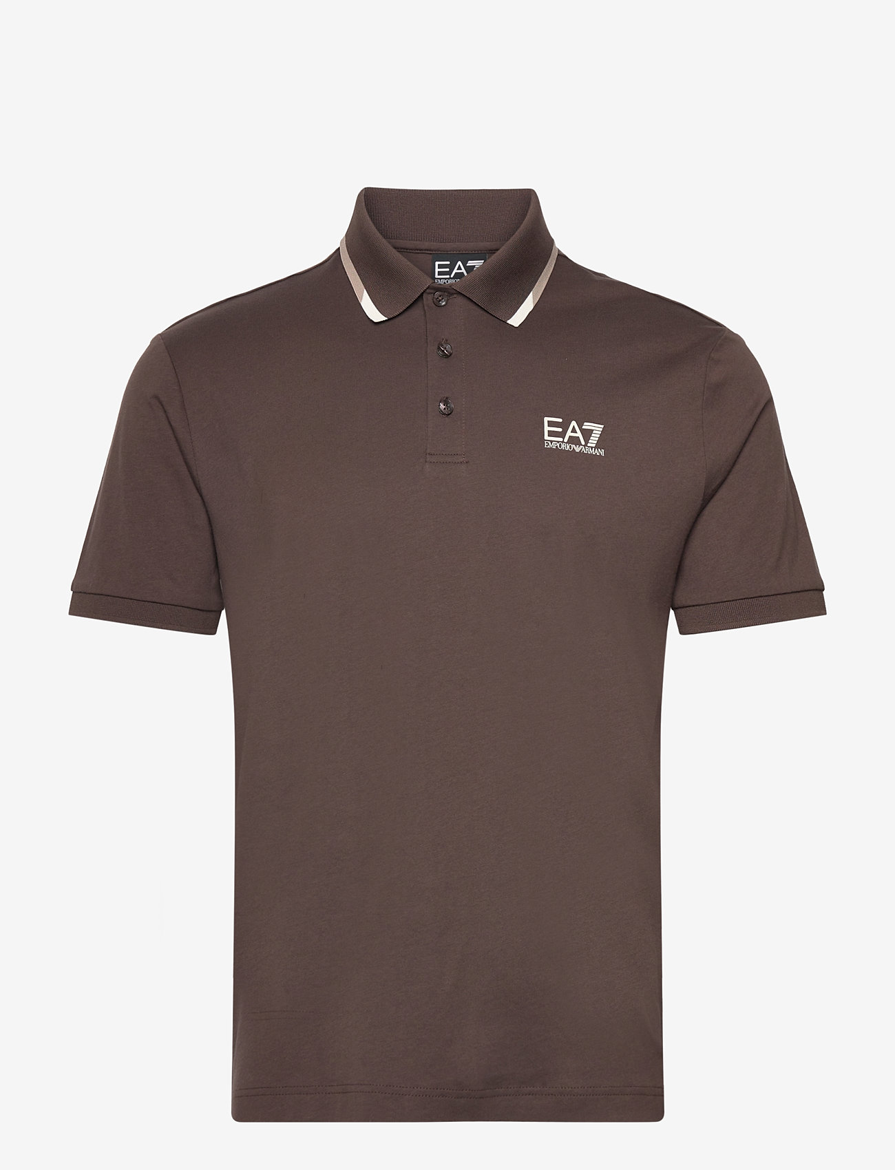 EA7 - POLO SHIRT - lühikeste varrukatega polod - chocolate brown - 0