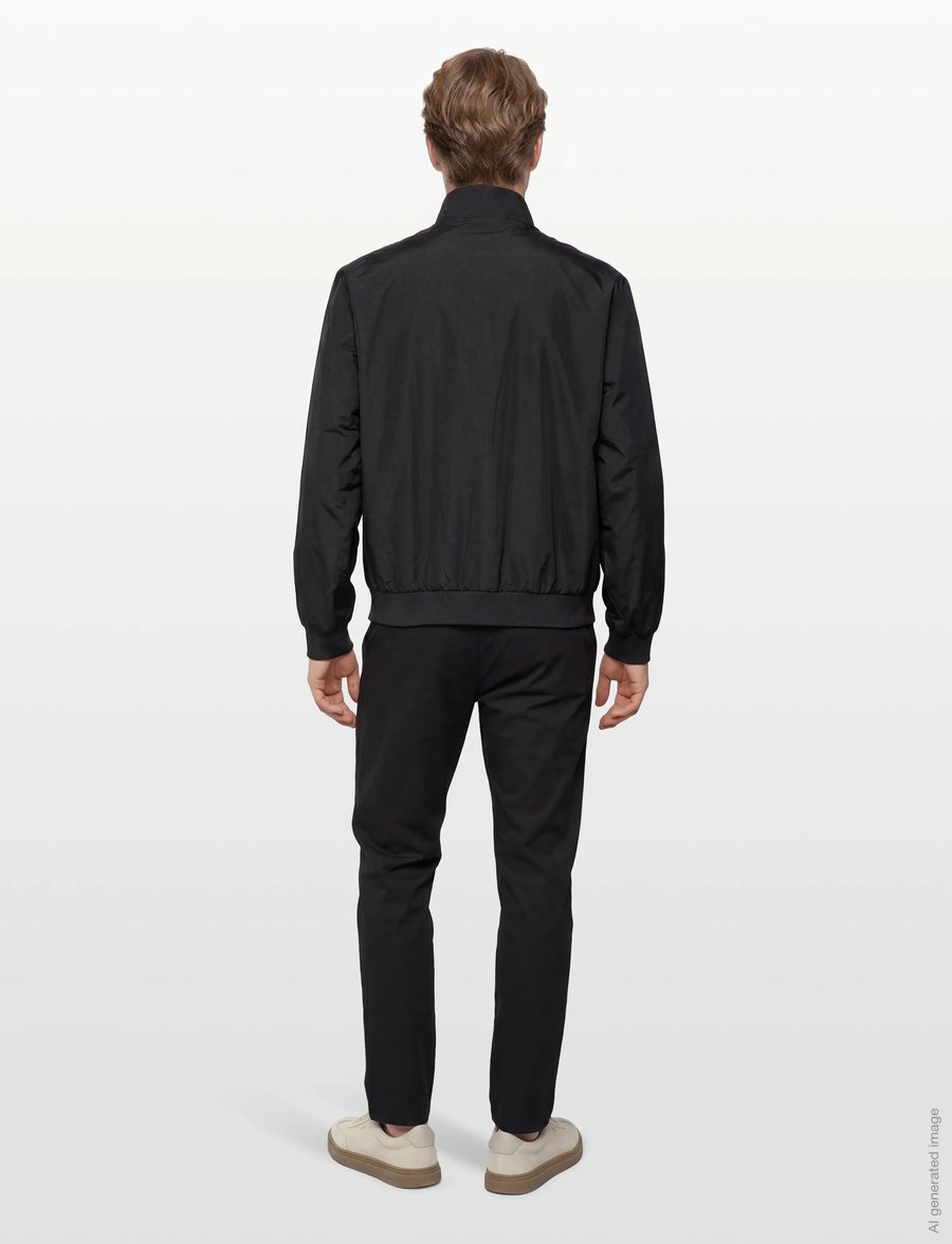 EA7 - BOMBER JACKET - forårsjakker - black / gold - 4