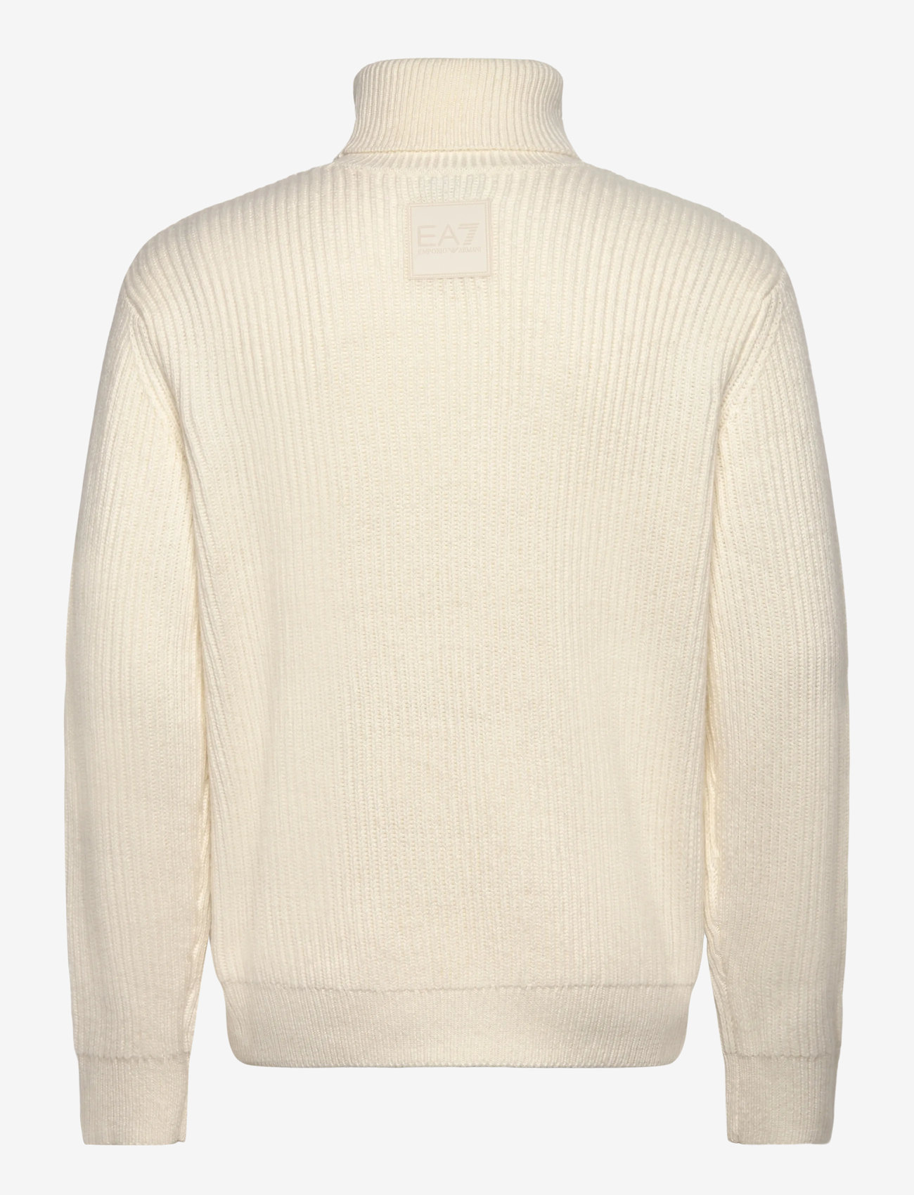 EA7 - PULLOVER - herbstliche kleidung - bianco / black emb - 1