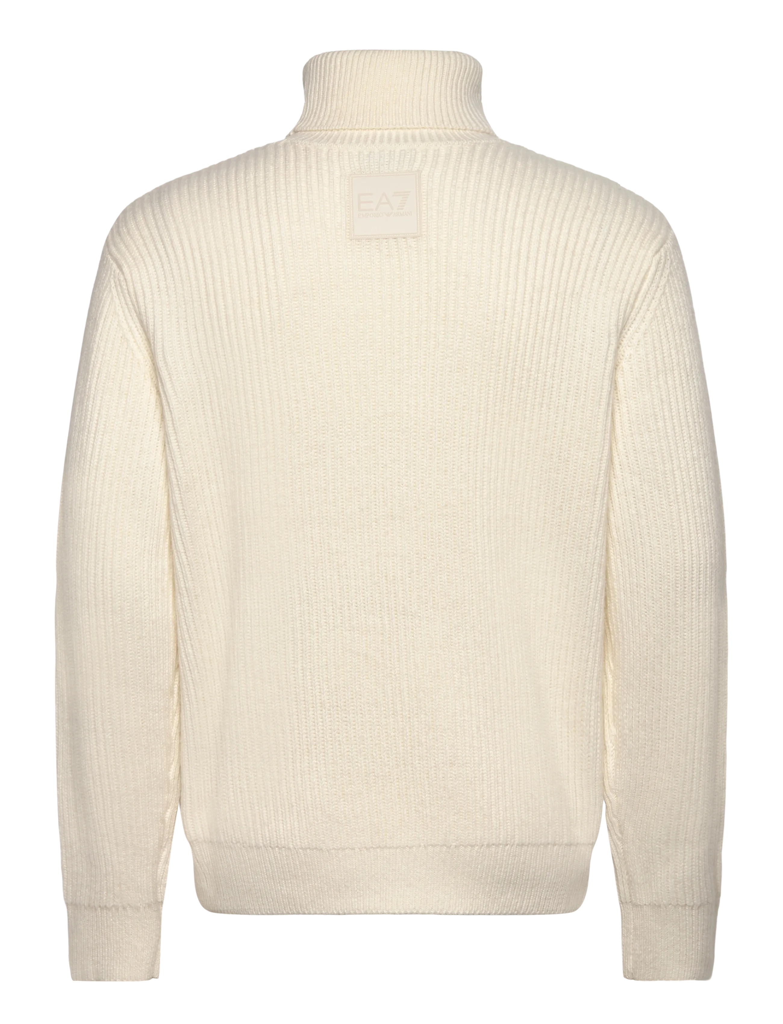 EA7 - PULLOVER - kõrge kaelusega džemprid - bianco / black emb - 1