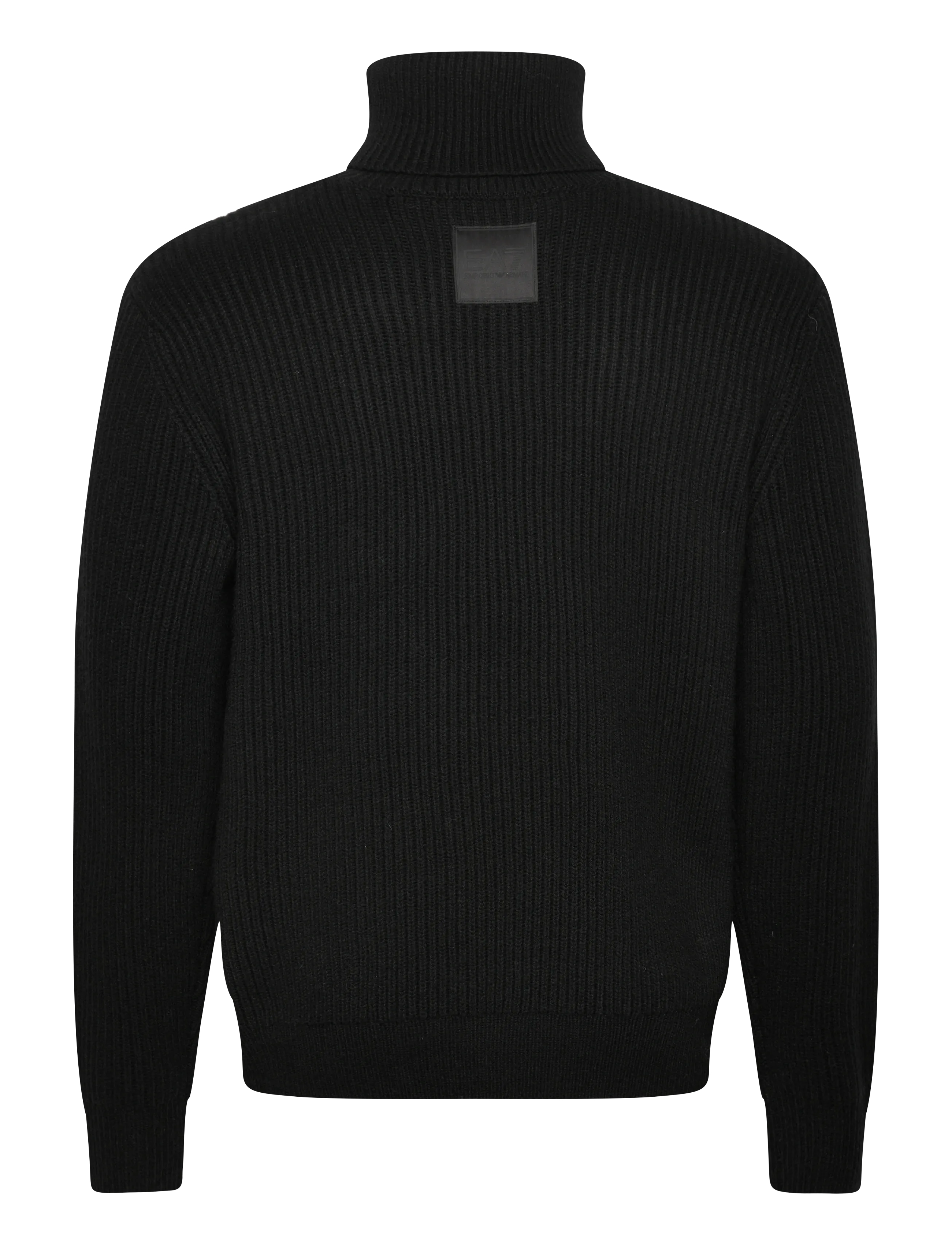 EA7 - PULLOVER - knitwear - black / bianco emb - 1