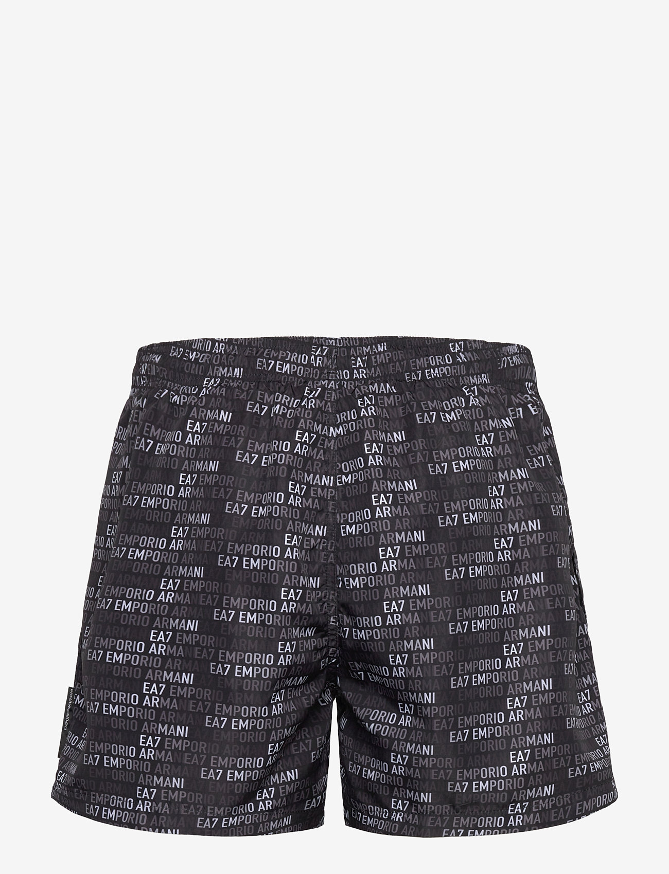EA7 - BOXER BEACHWEAR - swim shorts - fancy black/white mo - 1