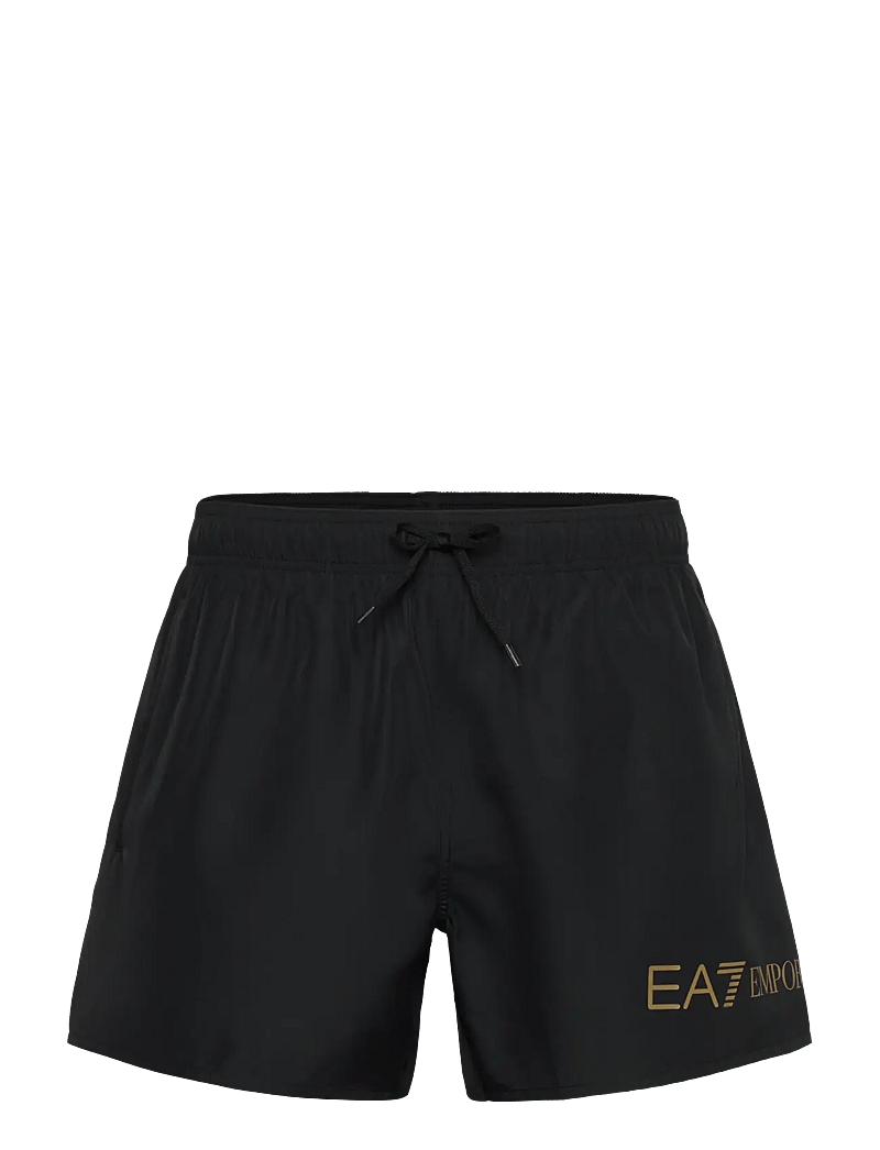 EA7 - BOXER BEACHWEAR - swim shorts - black / gold - 0