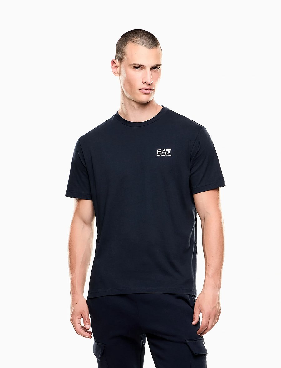 EA7 - T-SHIRT - kurzärmelige t-shirts - armani blue/white - 2
