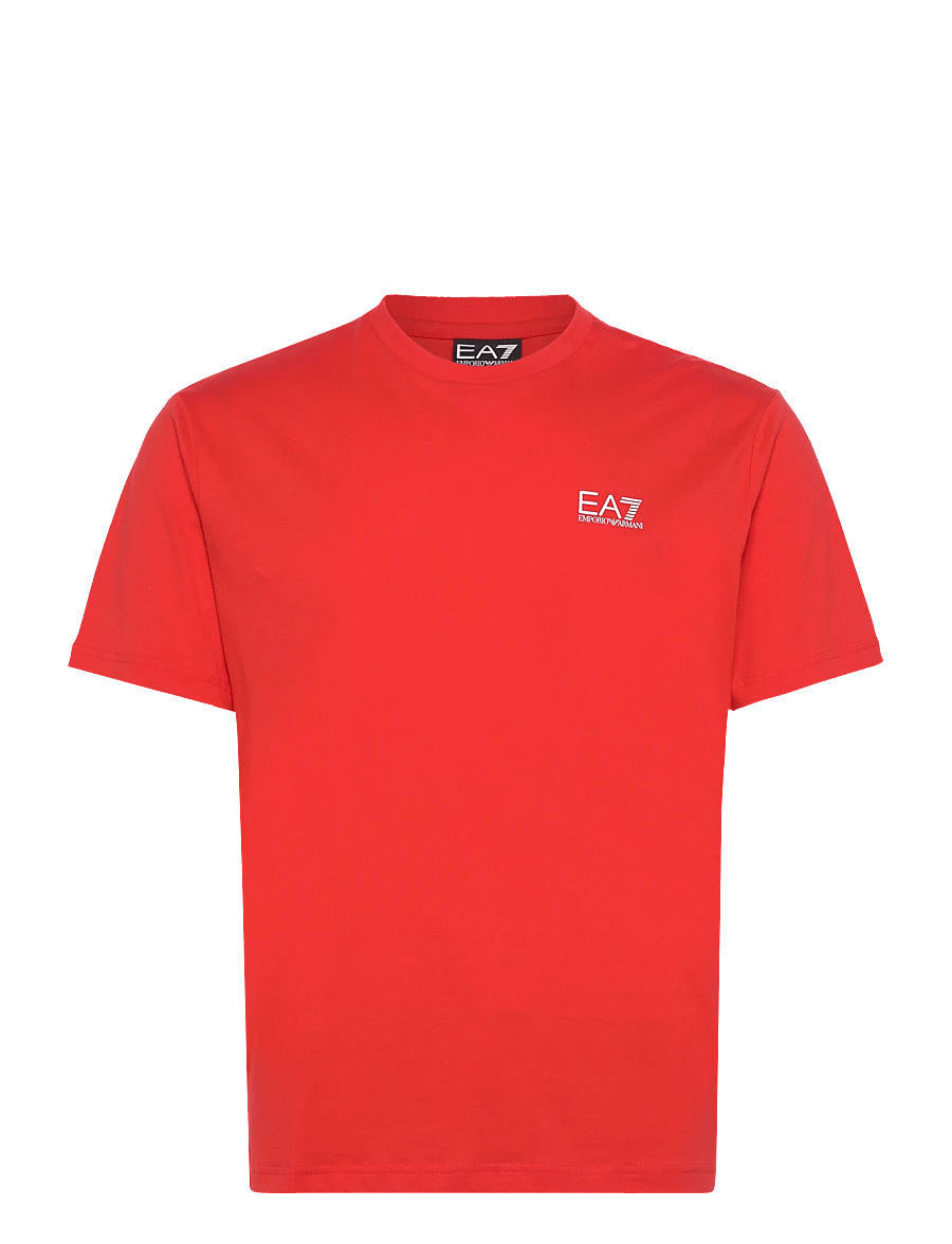 EA7 - T-SHIRT - kortærmede t-shirts - poppy red - 1