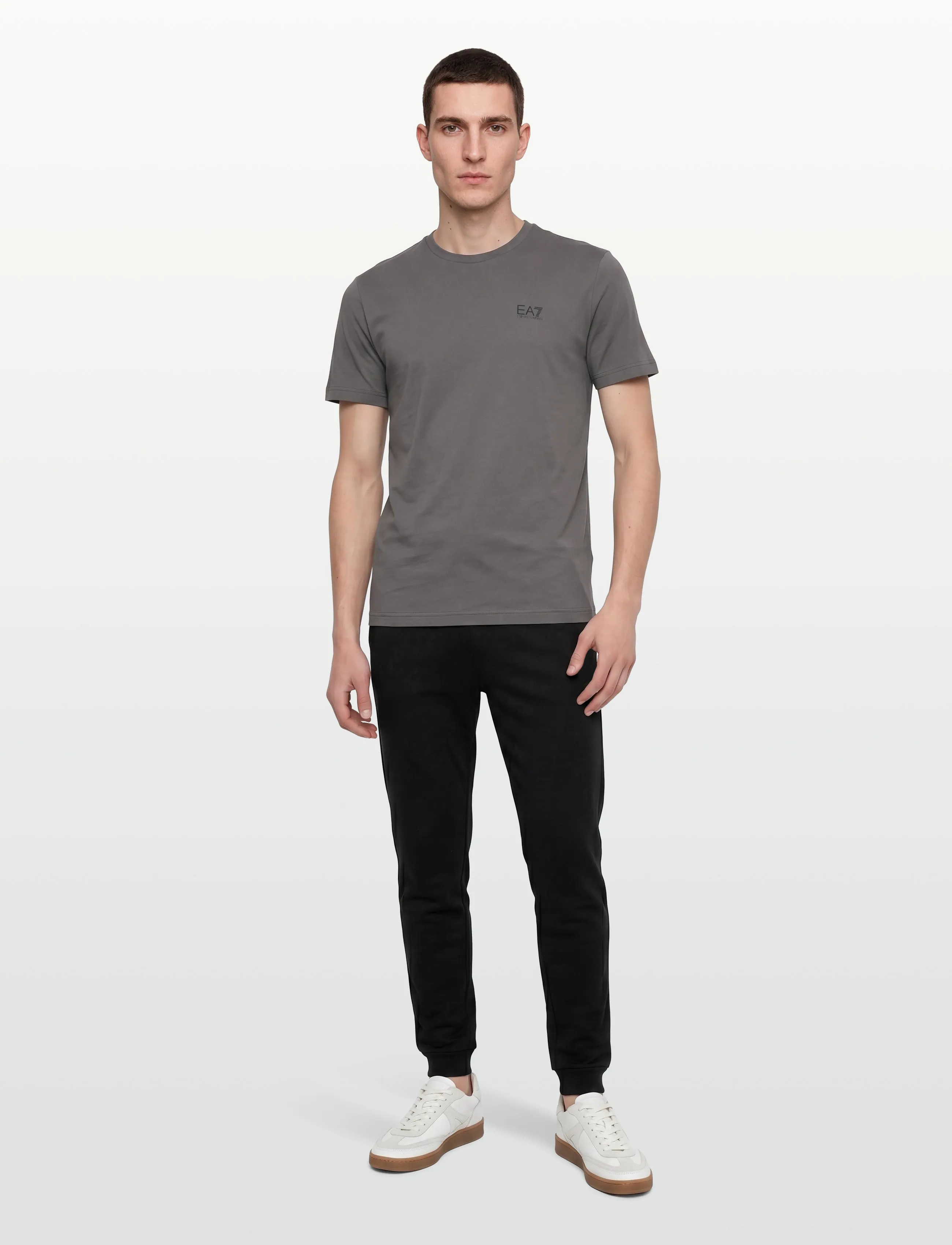 EA7 T-Shirt, S, T-shirts, Grau - Short-sleeved, Männerswear
