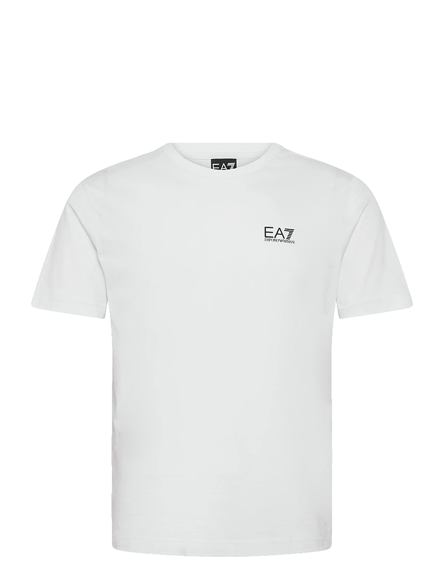 EA7 - T-SHIRT - kurzärmelige t-shirts - white/black - 1