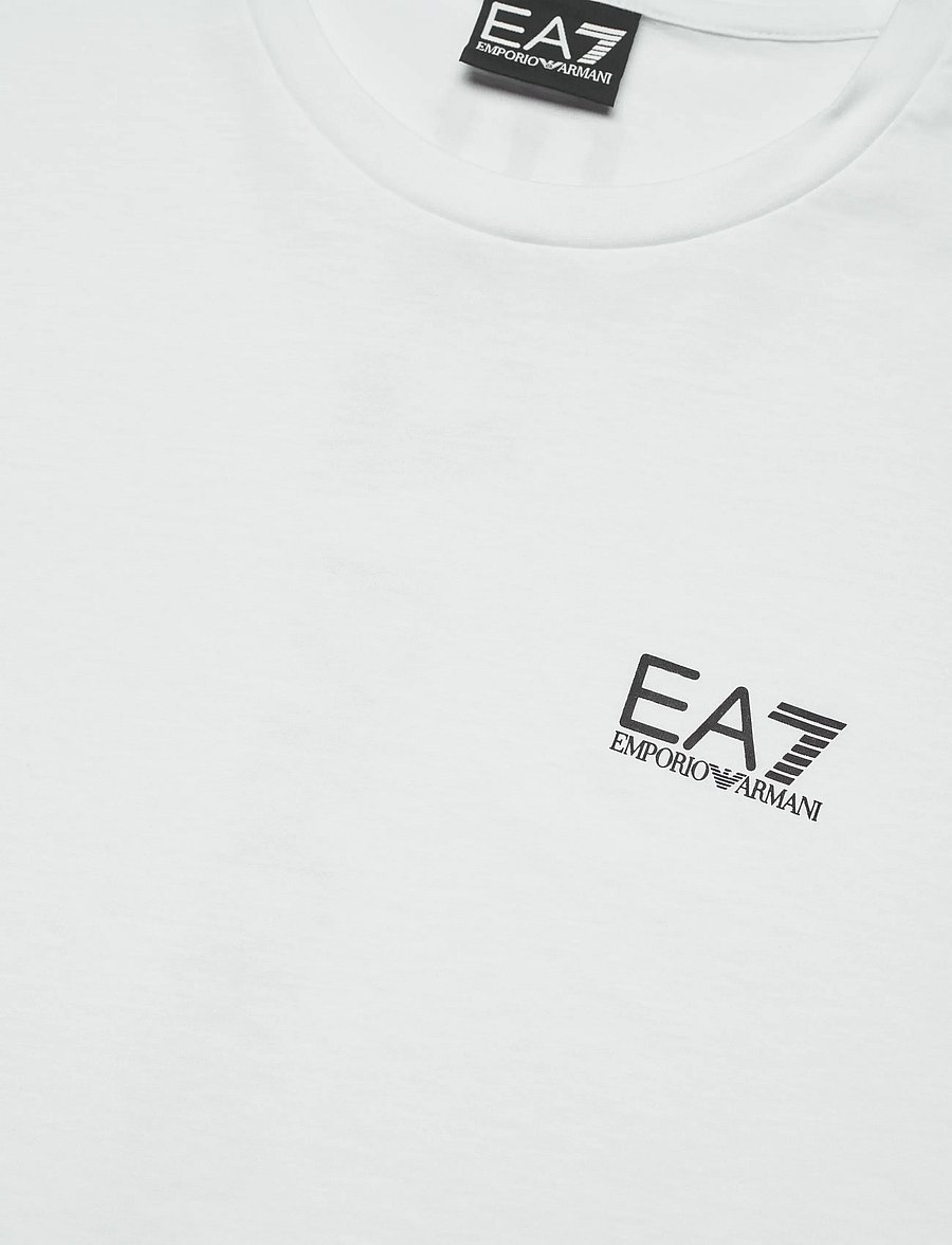 EA7 - T-SHIRT - kurzärmelige t-shirts - white/black - 5