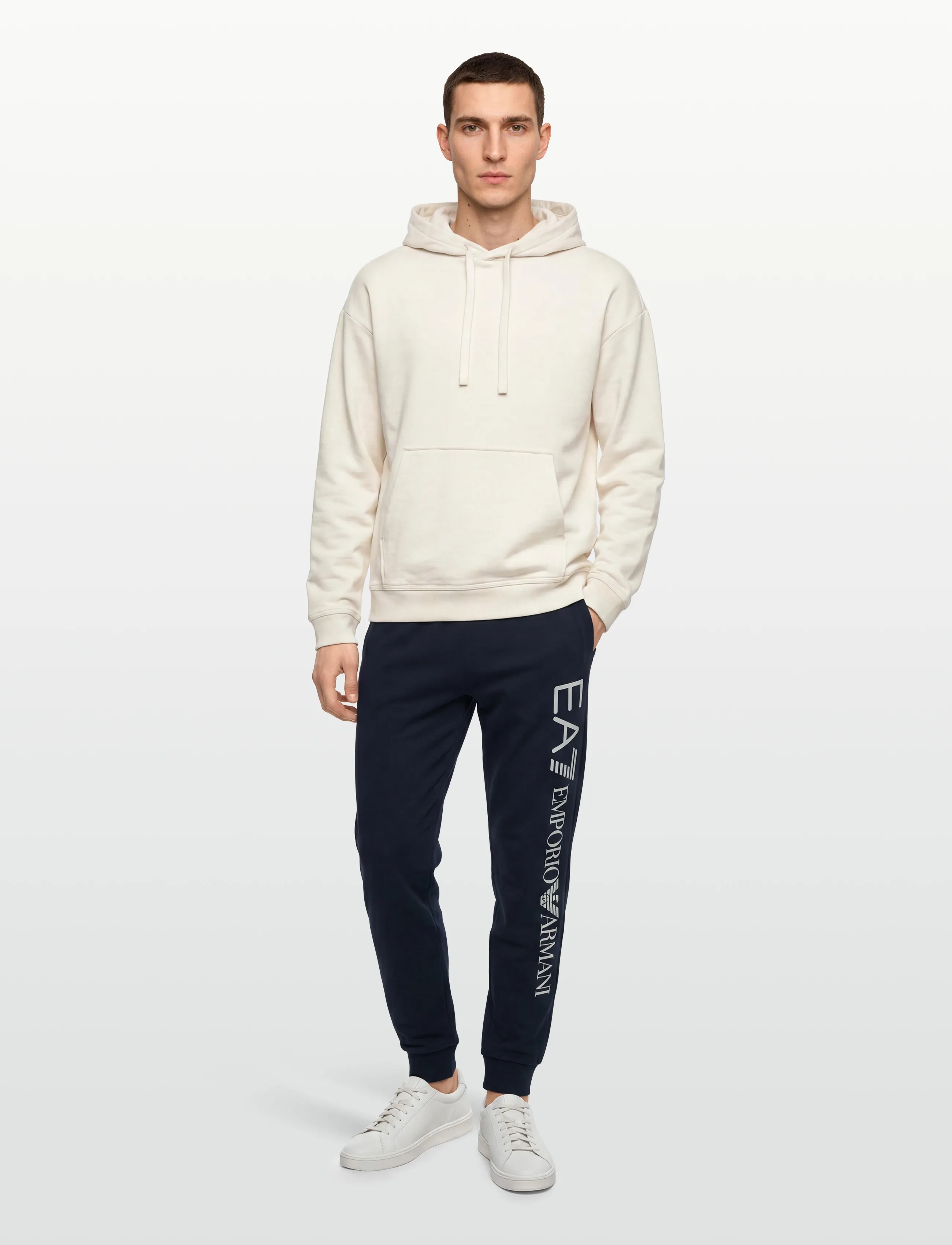 EA7 Trouser, Mænd, Joggingbukser, Navy, Str: S