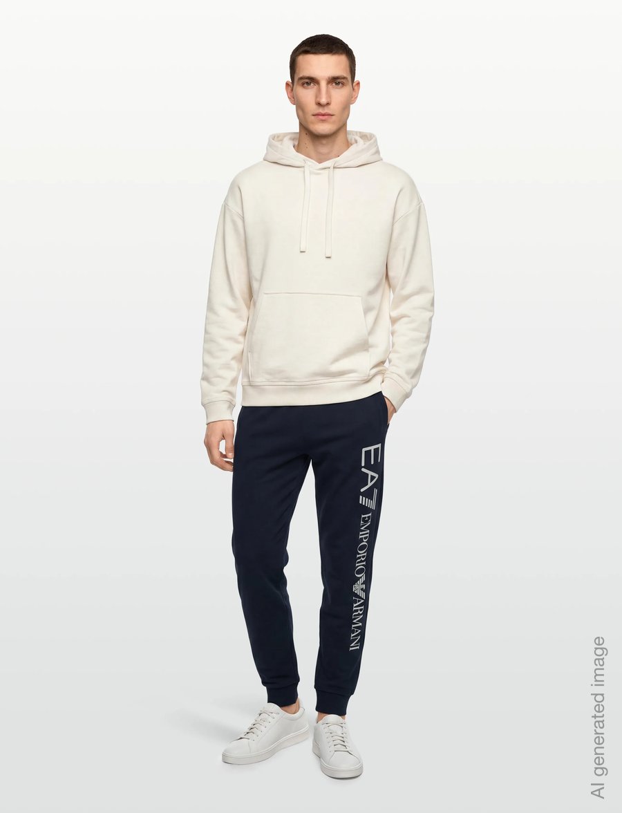 EA7 - TROUSER - sweatpants - armani blue/white - 0