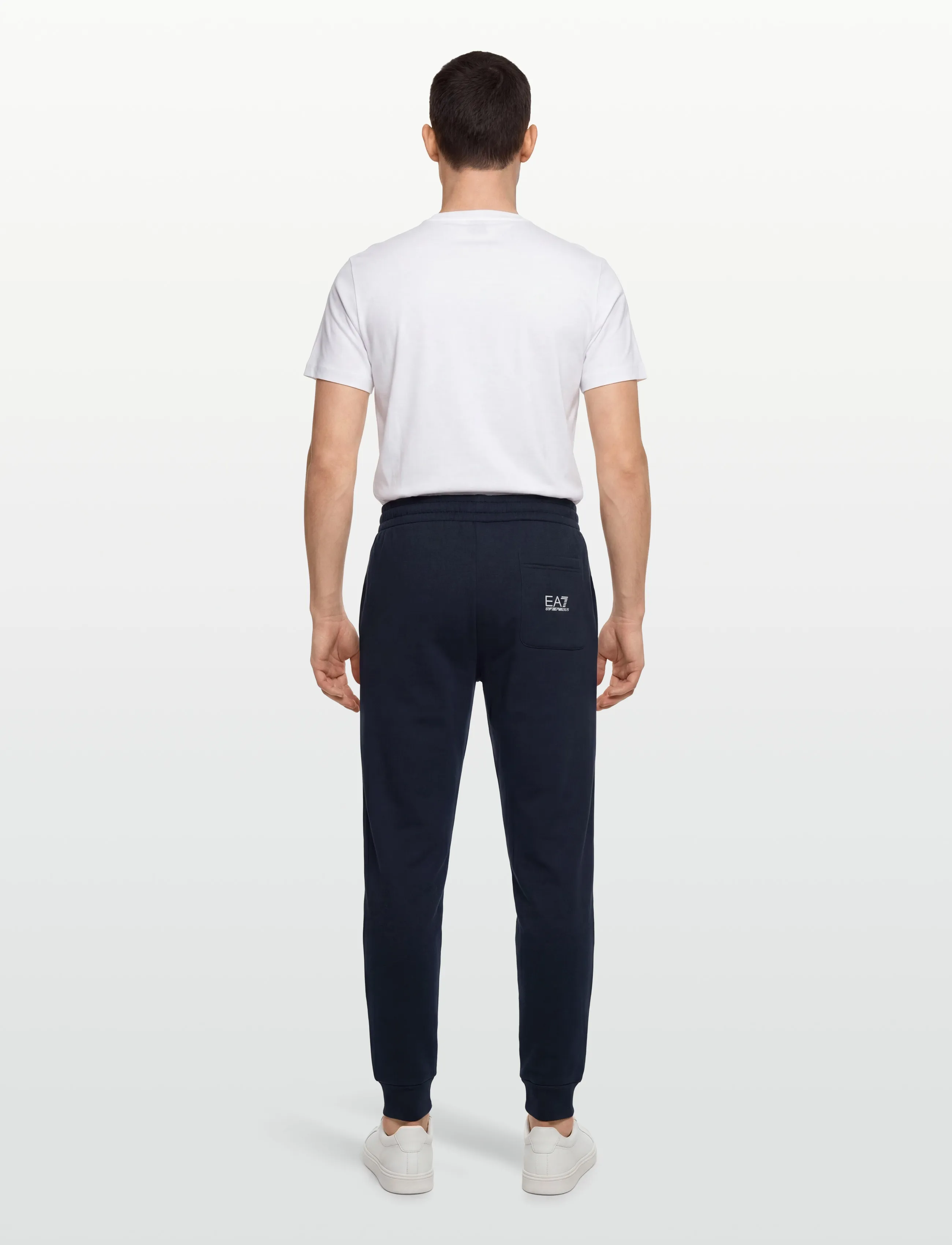 EA7 - TROUSER - jogginghosen - armani blue/white - 4