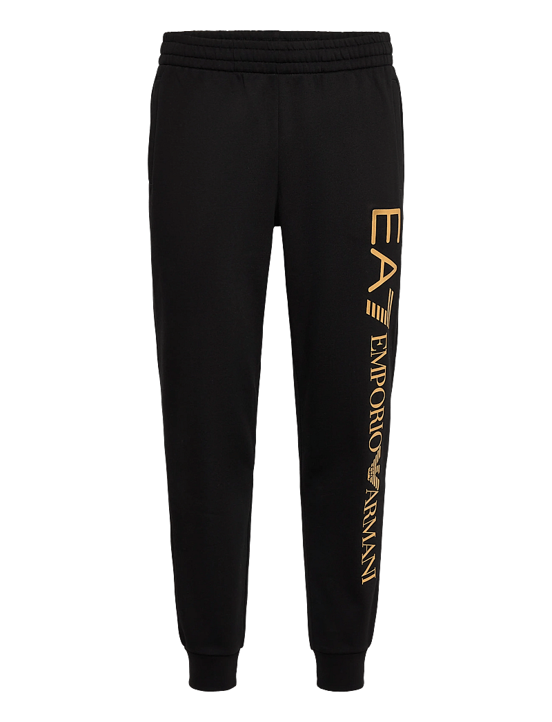 EA7 - TROUSER - joggingbyxor - black / gold - 0