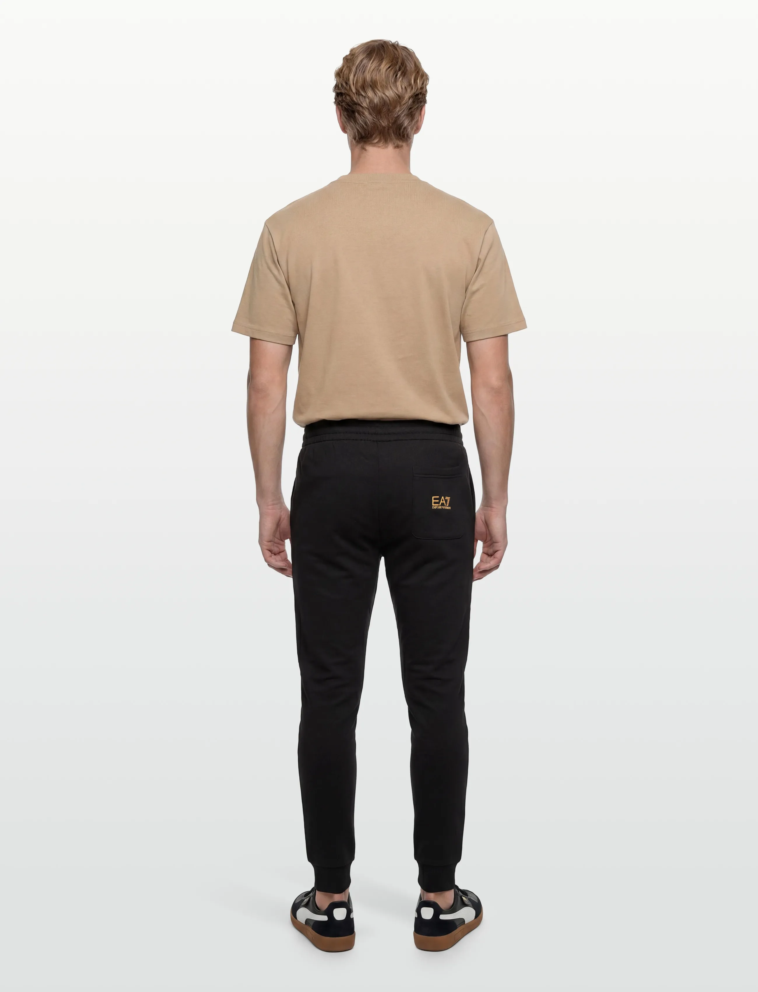 EA7 - TROUSER - joggingbyxor - black / gold - 4